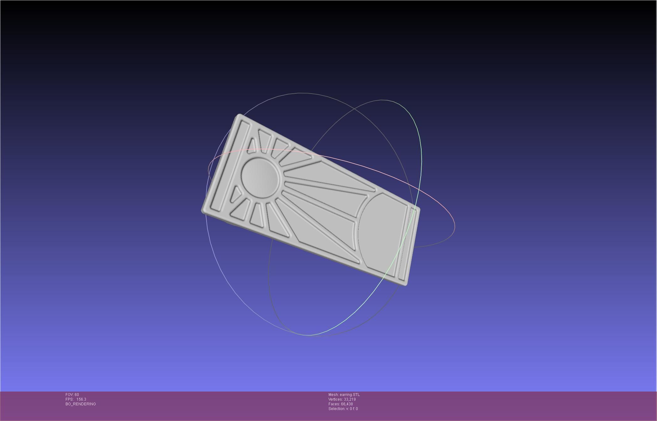 Demon Slayer Tanjiro Earring 3D print model_20