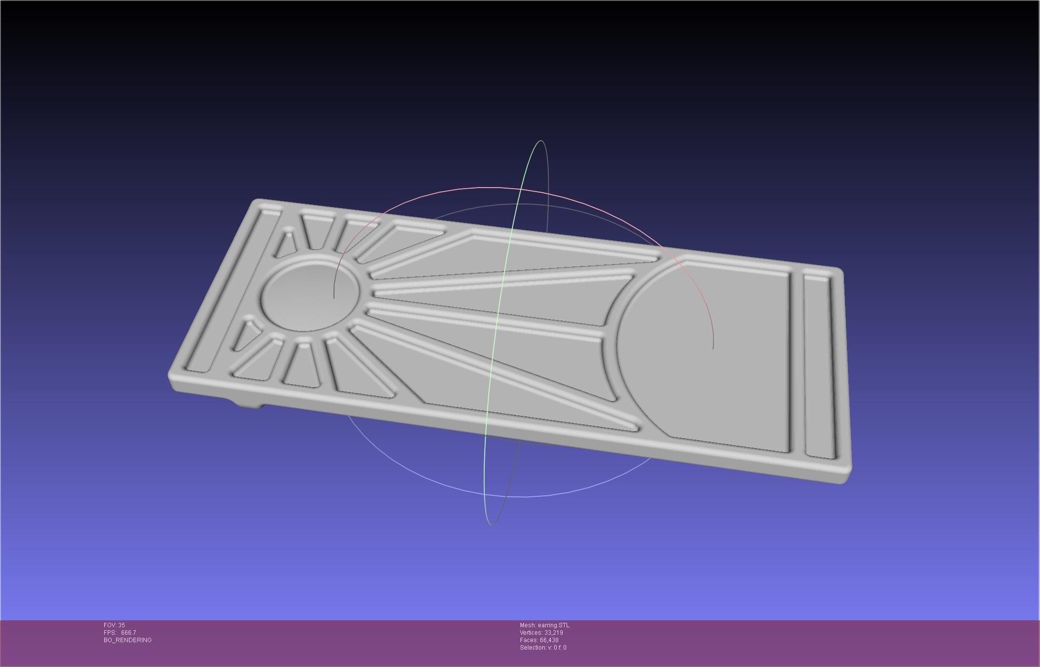 Demon Slayer Tanjiro Earring 3D print model_60