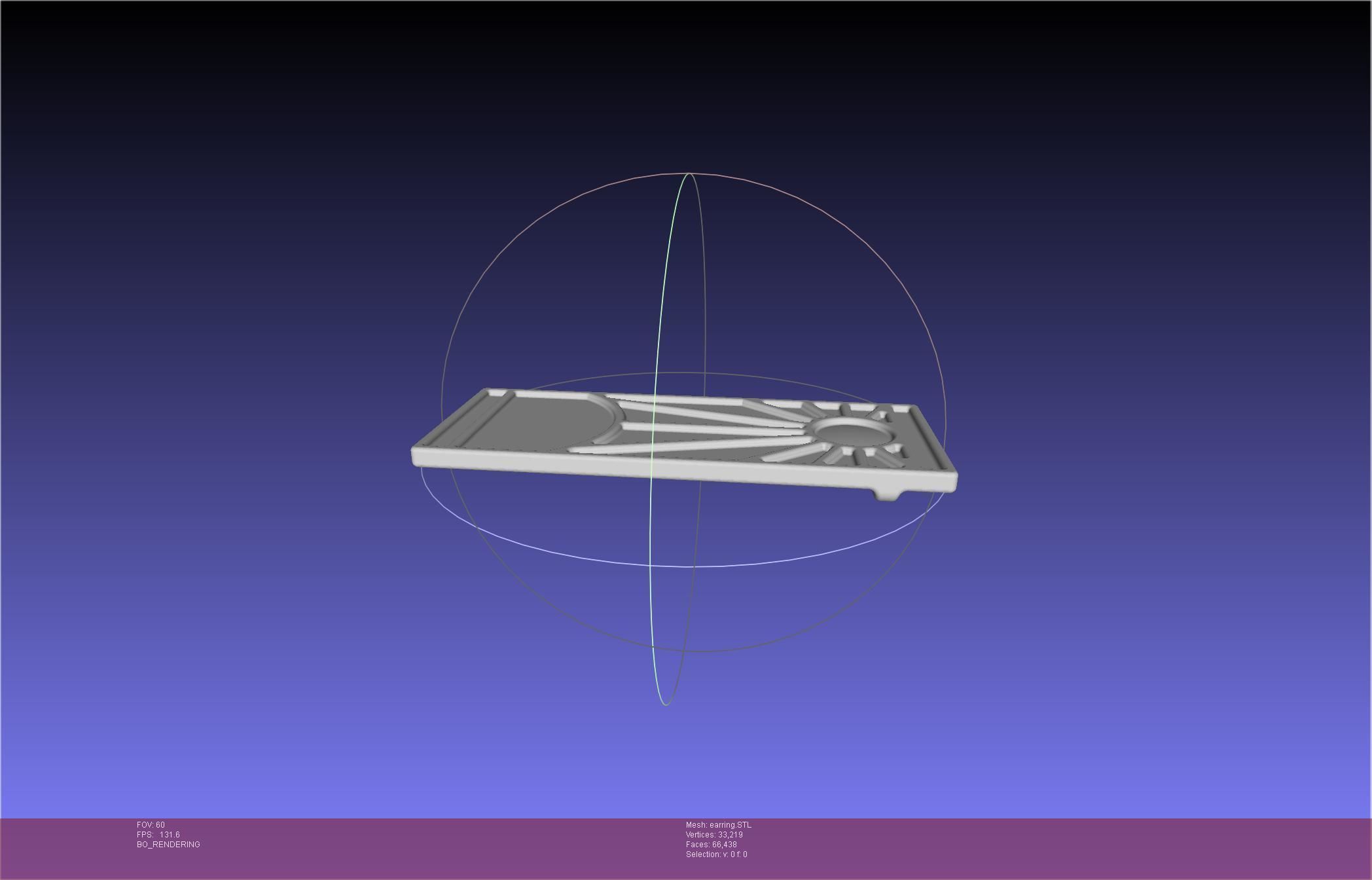 Demon Slayer Tanjiro Earring 3D print model_6