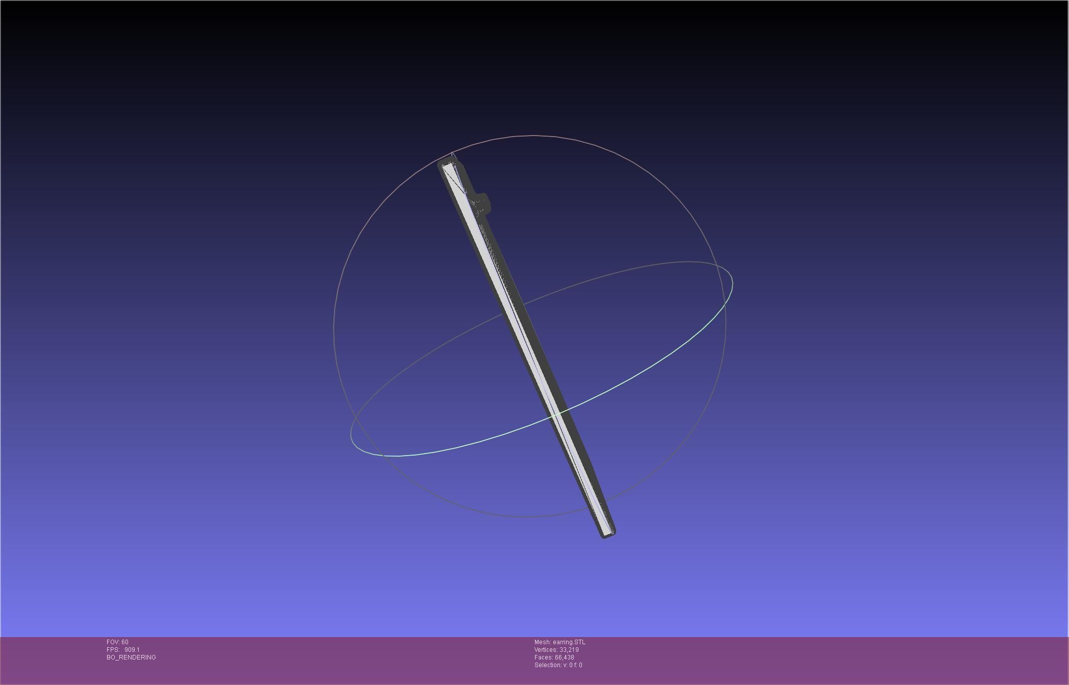 Demon Slayer Tanjiro Earring 3D print model_33