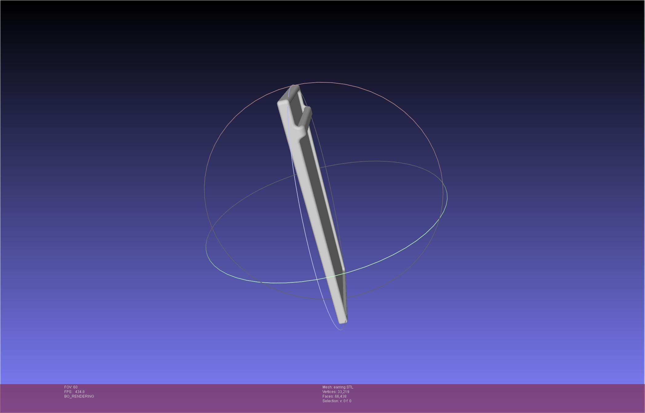 Demon Slayer Tanjiro Earring 3D print model_16