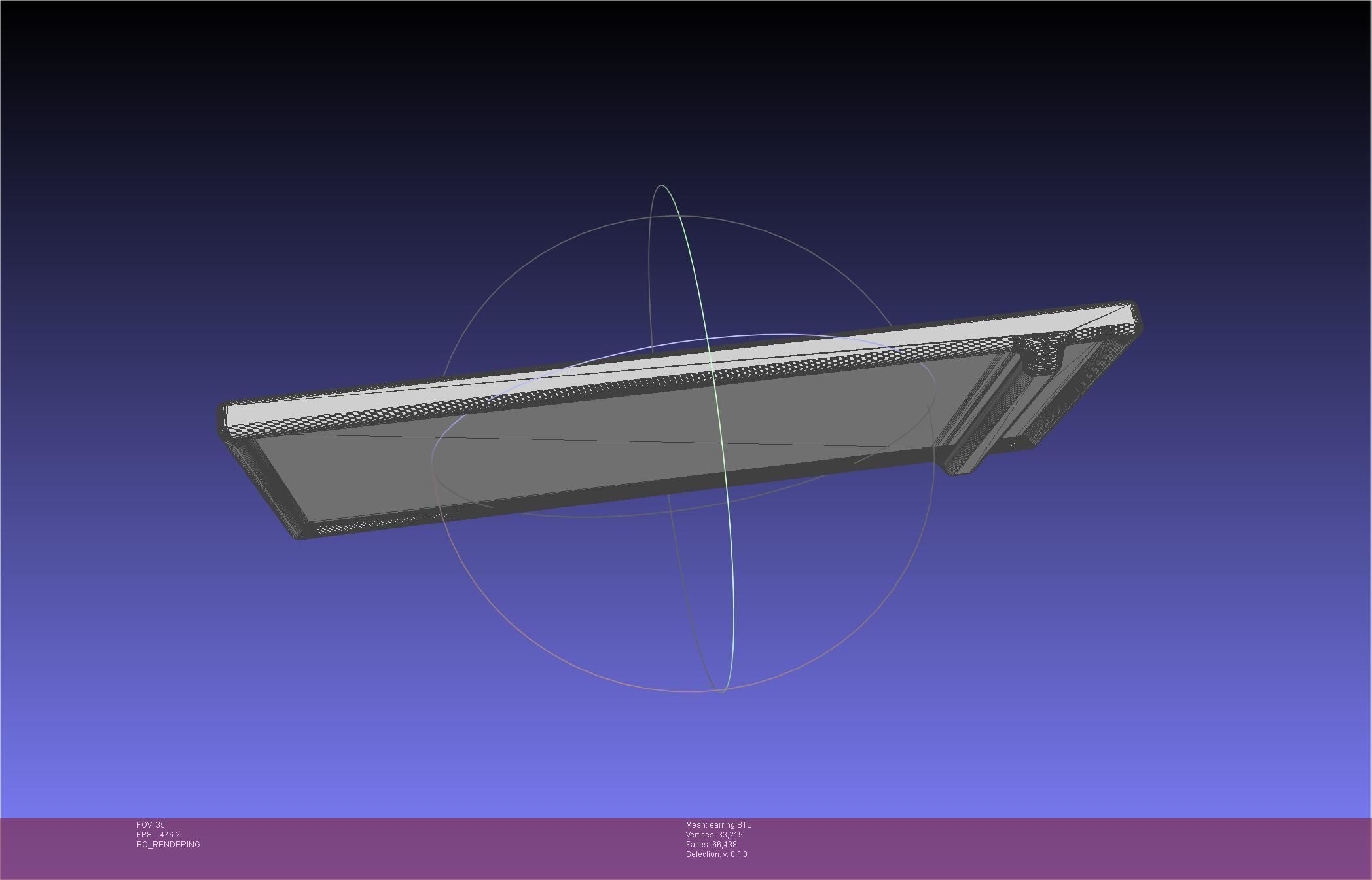 Demon Slayer Tanjiro Earring 3D print model_47