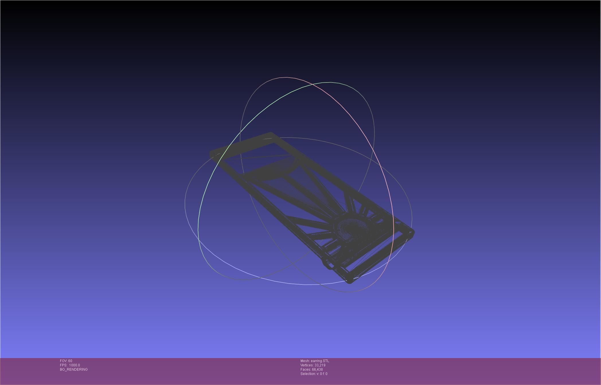 Demon Slayer Tanjiro Earring 3D print model_28