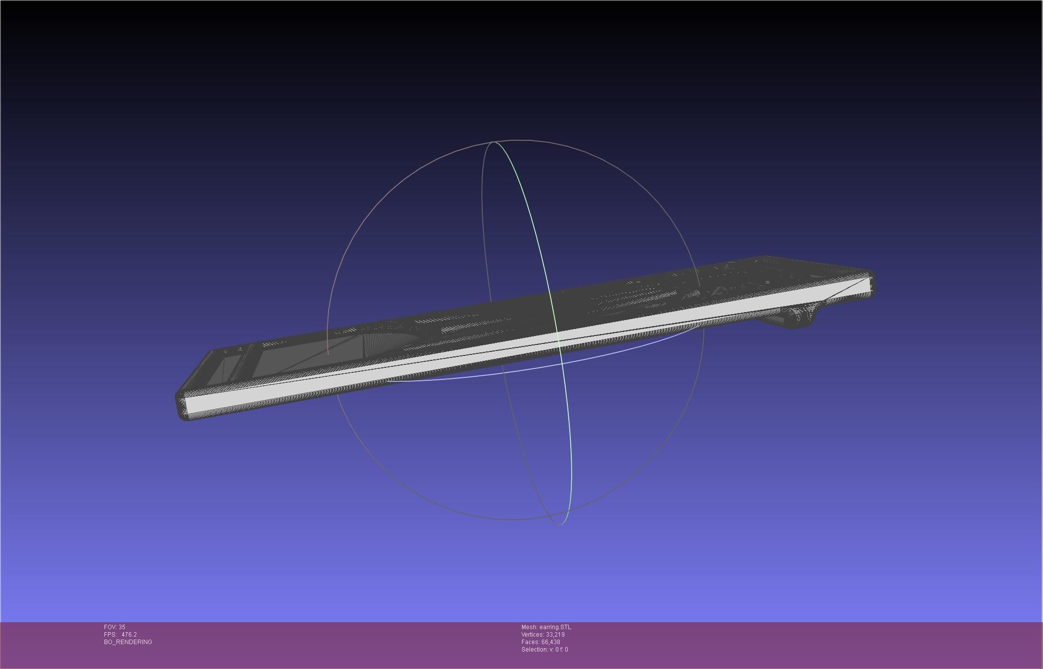 Demon Slayer Tanjiro Earring 3D print model_48