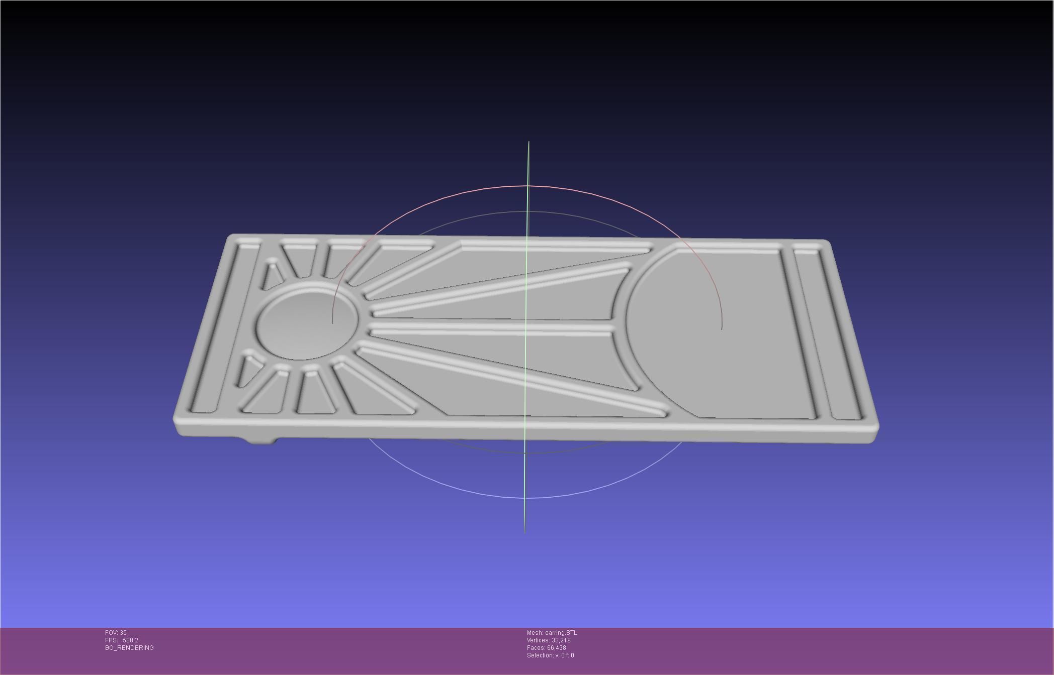 Demon Slayer Tanjiro Earring 3D print model_59