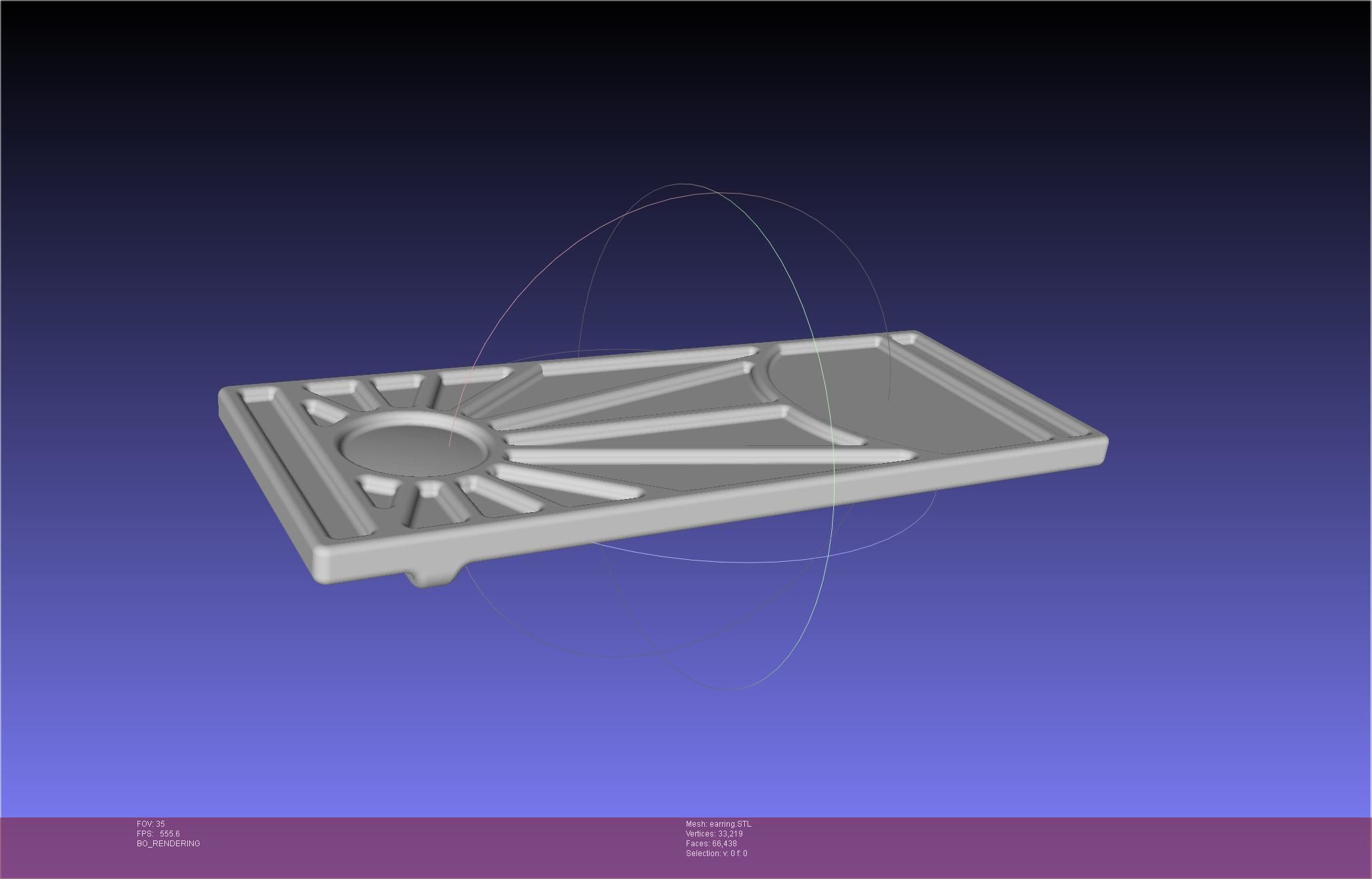 Demon Slayer Tanjiro Earring 3D print model_58