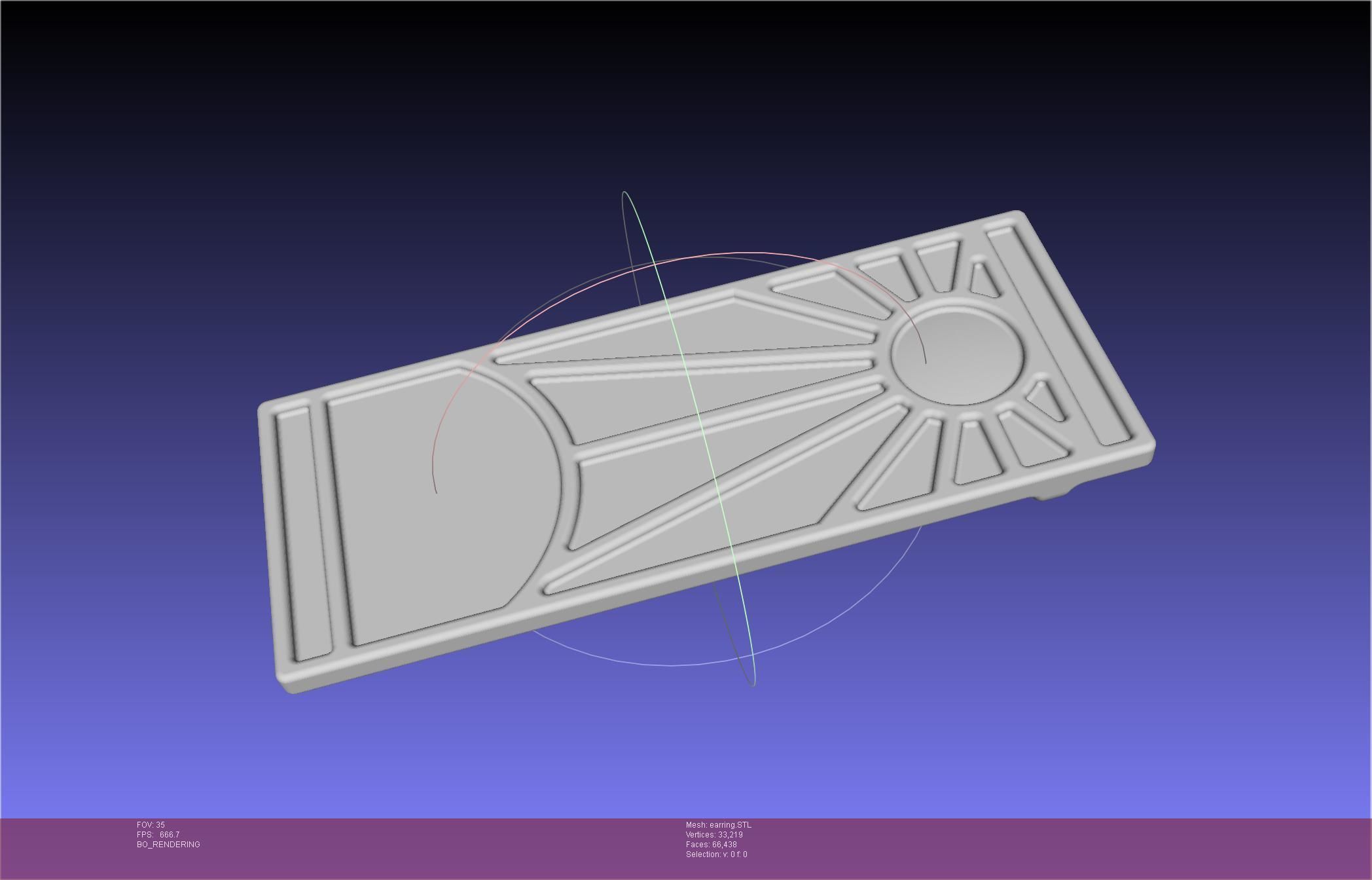 Demon Slayer Tanjiro Earring 3D print model_50