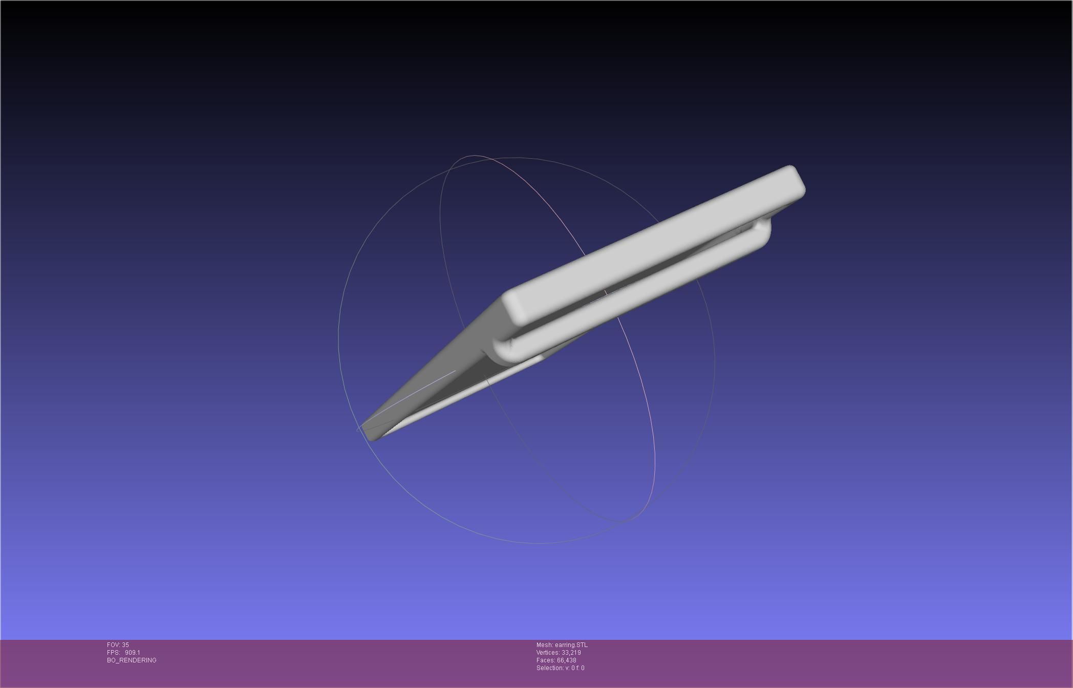 Demon Slayer Tanjiro Earring 3D print model_56