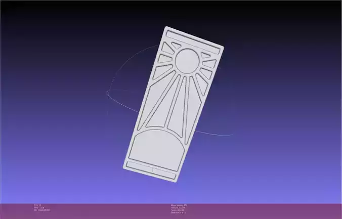 Demon Slayer Tanjiro Earring 3D print model