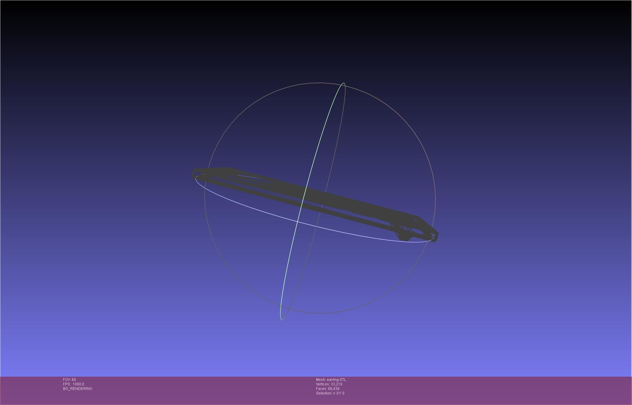 Demon Slayer Tanjiro Earring 3D print model_29