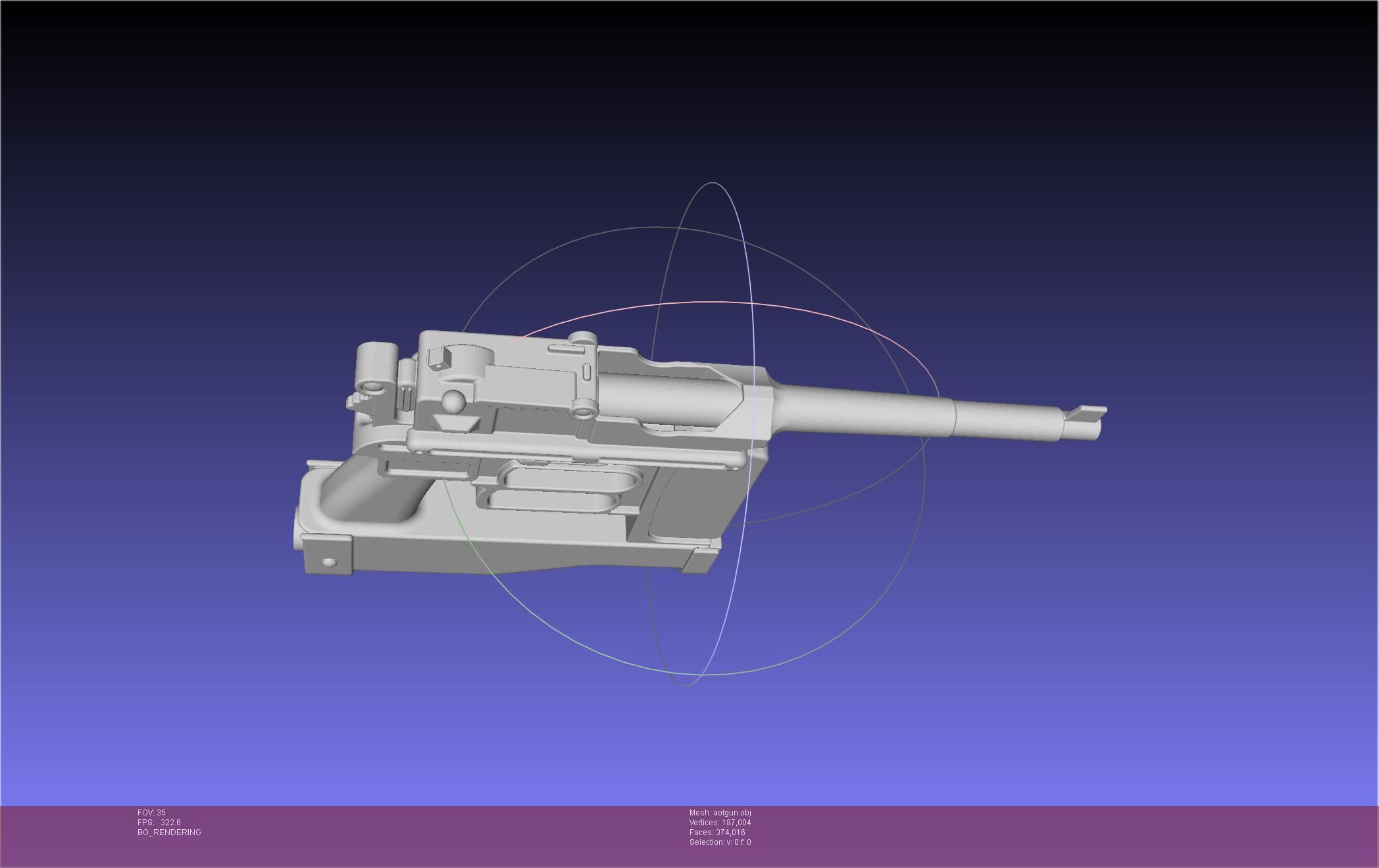 Attack On Titan Season 4 Gear Gun Handle 3D model_64