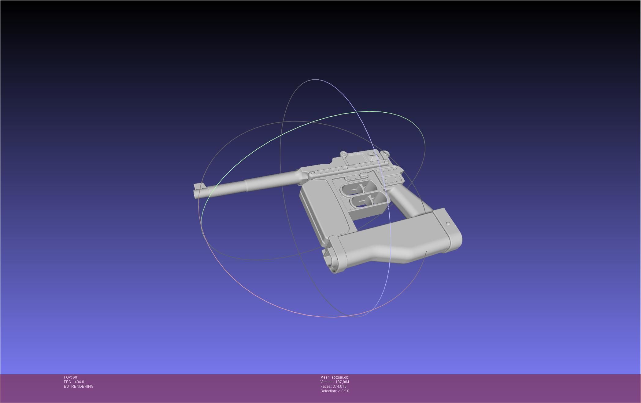 Attack On Titan Season 4 Gear Gun Handle 3D model_26