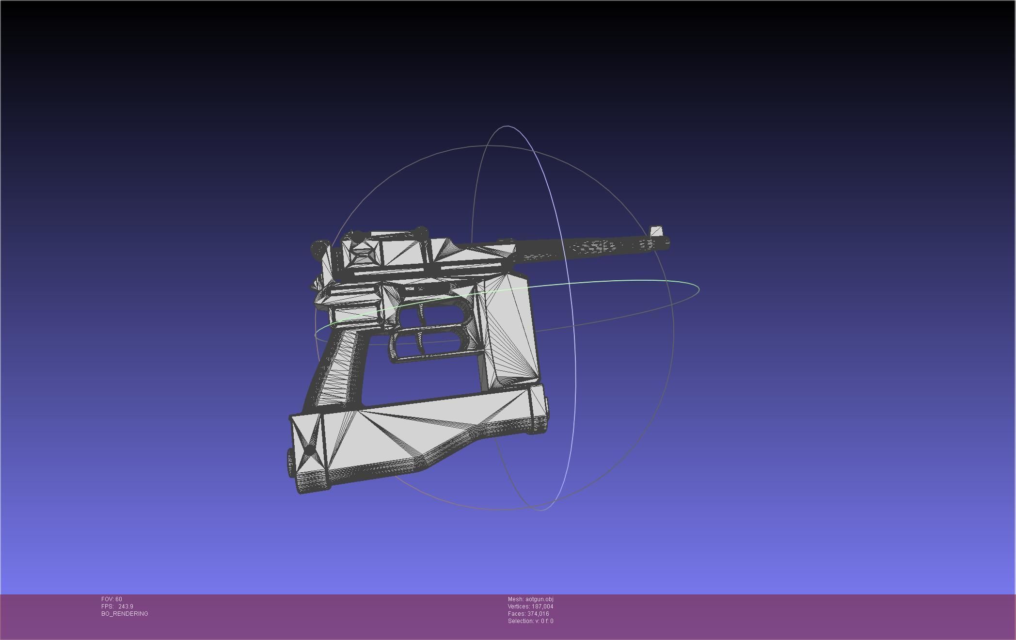 Attack On Titan Season 4 Gear Gun Handle 3D model_33