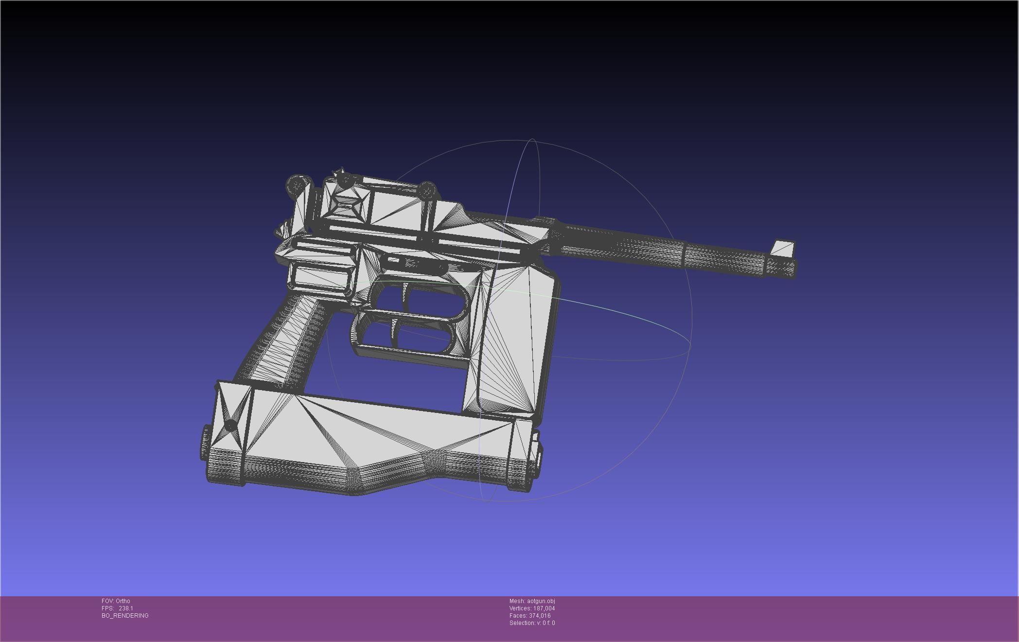 Attack On Titan Season 4 Gear Gun Handle 3D model_56