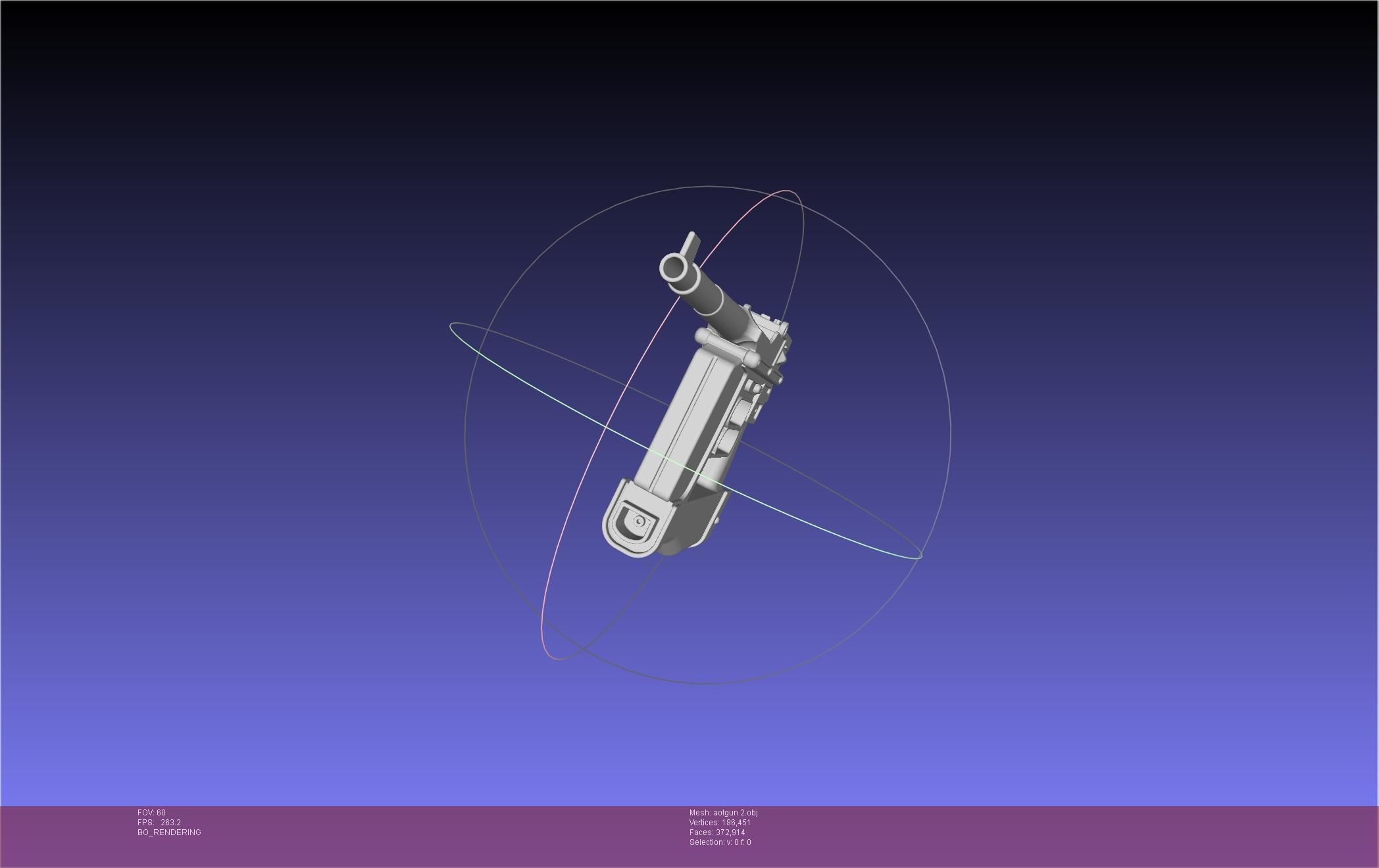 Attack On Titan Season 4 Gear Gun Handle 3D model_82