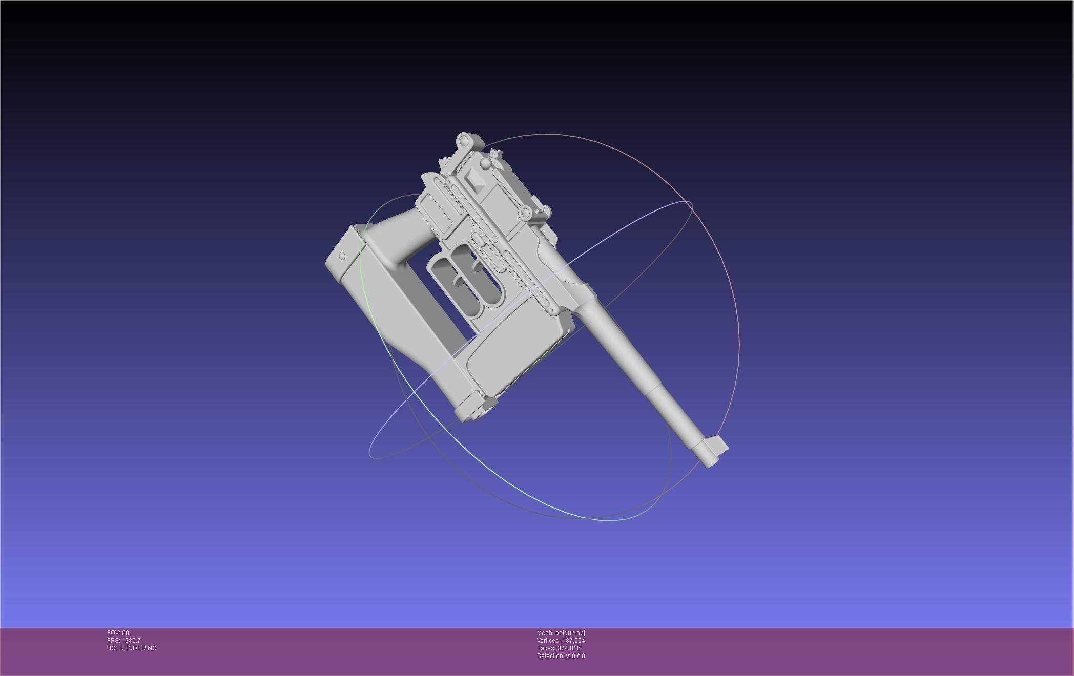 Attack On Titan Season 4 Gear Gun Handle 3D model_22