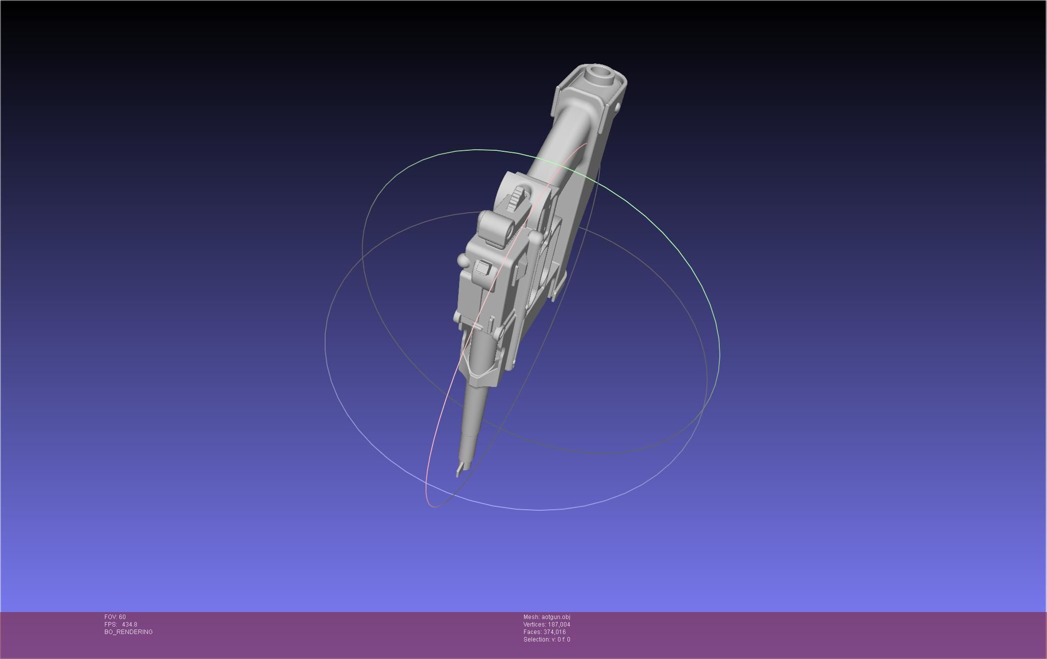 Attack On Titan Season 4 Gear Gun Handle 3D model_31