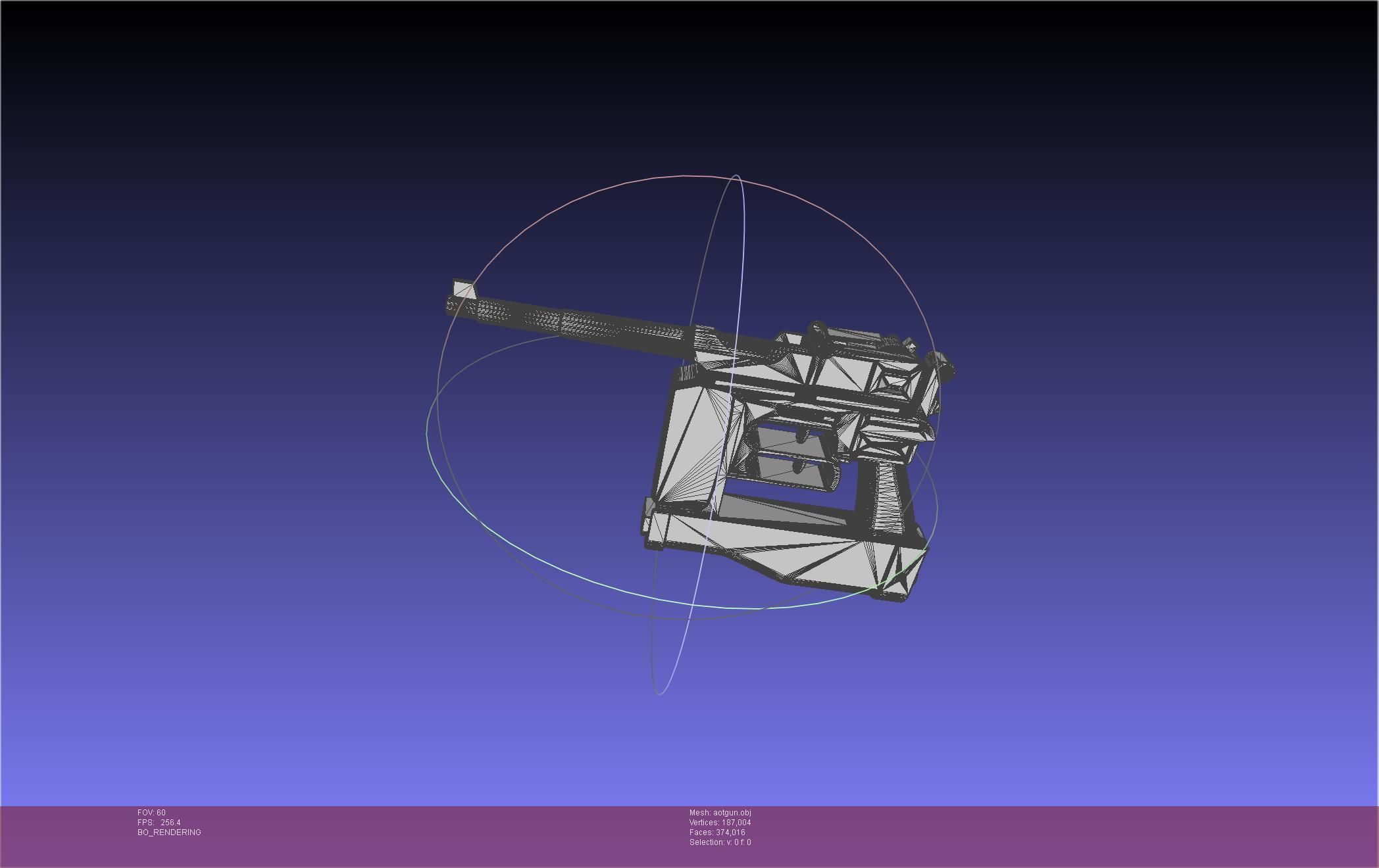Attack On Titan Season 4 Gear Gun Handle 3D model_40