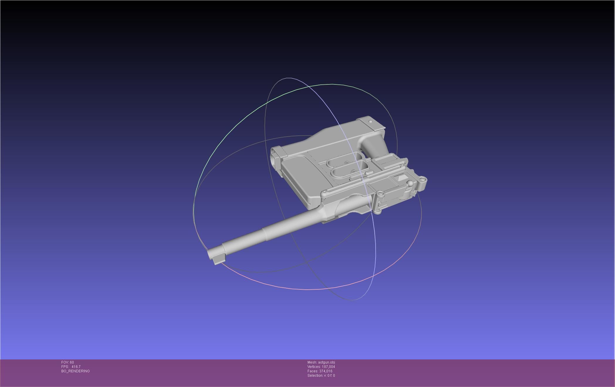 Attack On Titan Season 4 Gear Gun Handle 3D model_6