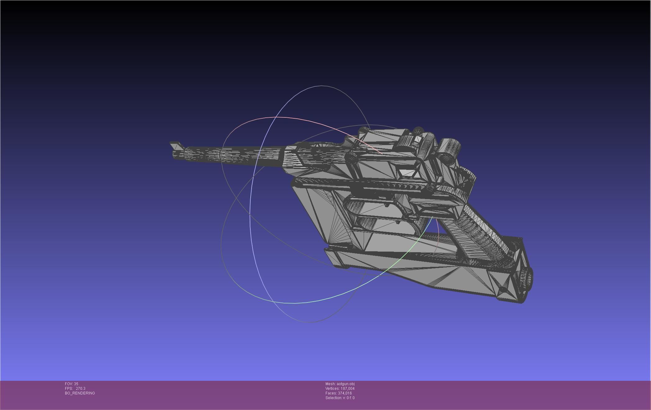 Attack On Titan Season 4 Gear Gun Handle 3D model_61