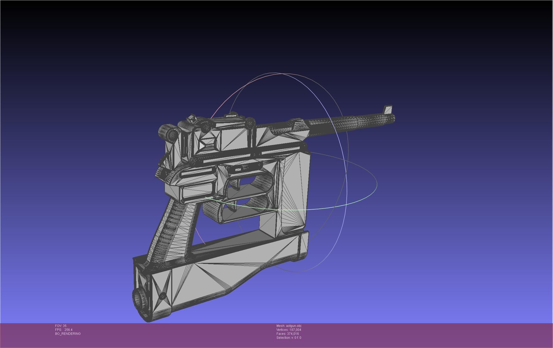 Attack On Titan Season 4 Gear Gun Handle 3D model_63