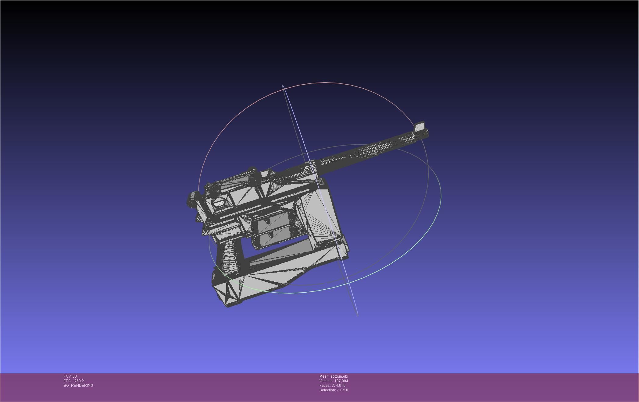 Attack On Titan Season 4 Gear Gun Handle 3D model_34