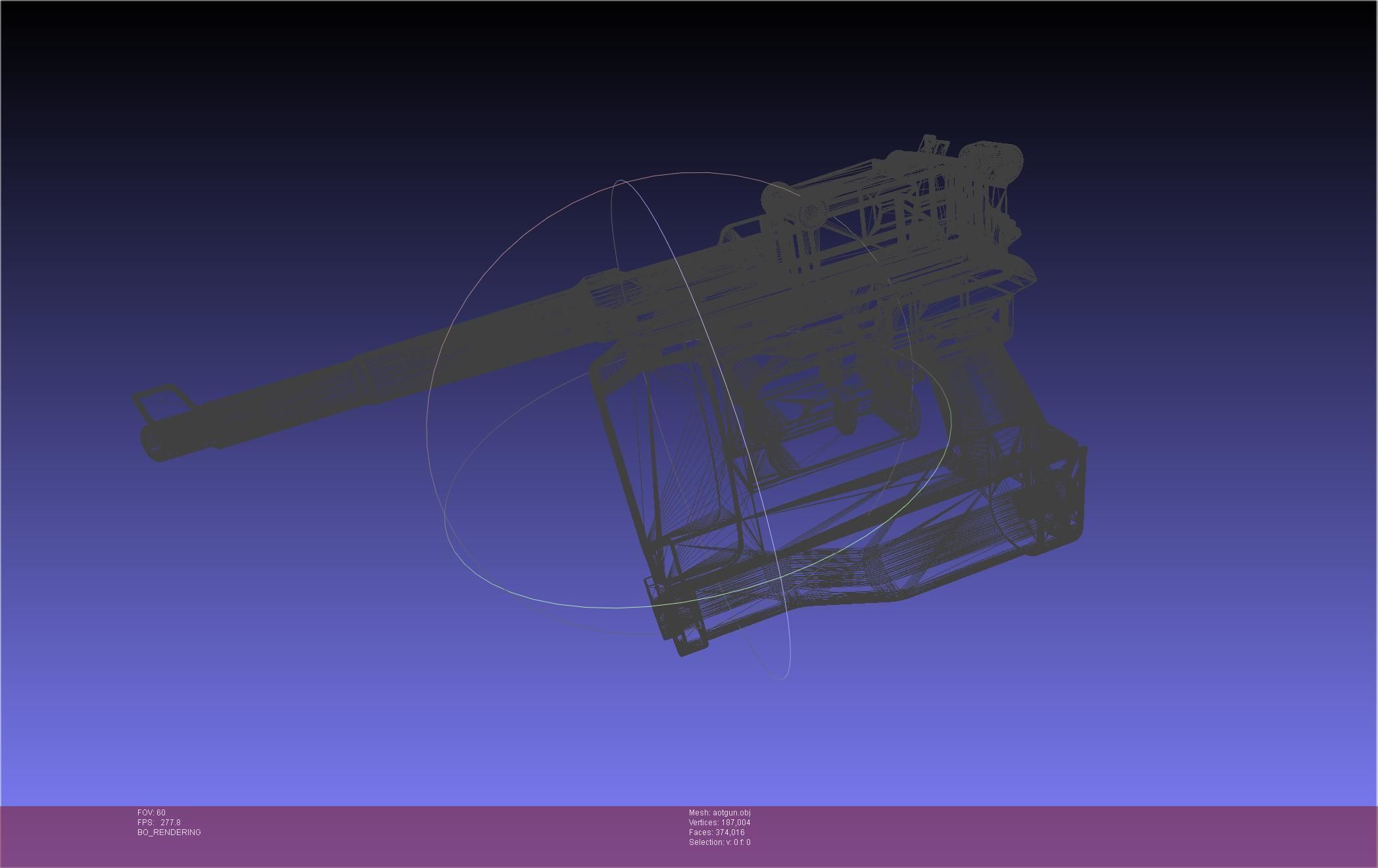 Attack On Titan Season 4 Gear Gun Handle 3D model_45