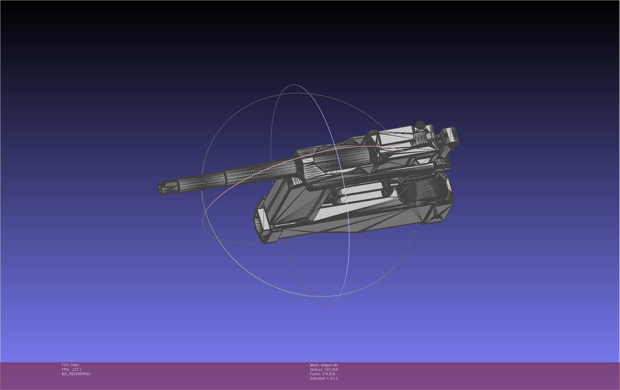 Attack On Titan Season 4 Gear Gun Handle 3D model_58