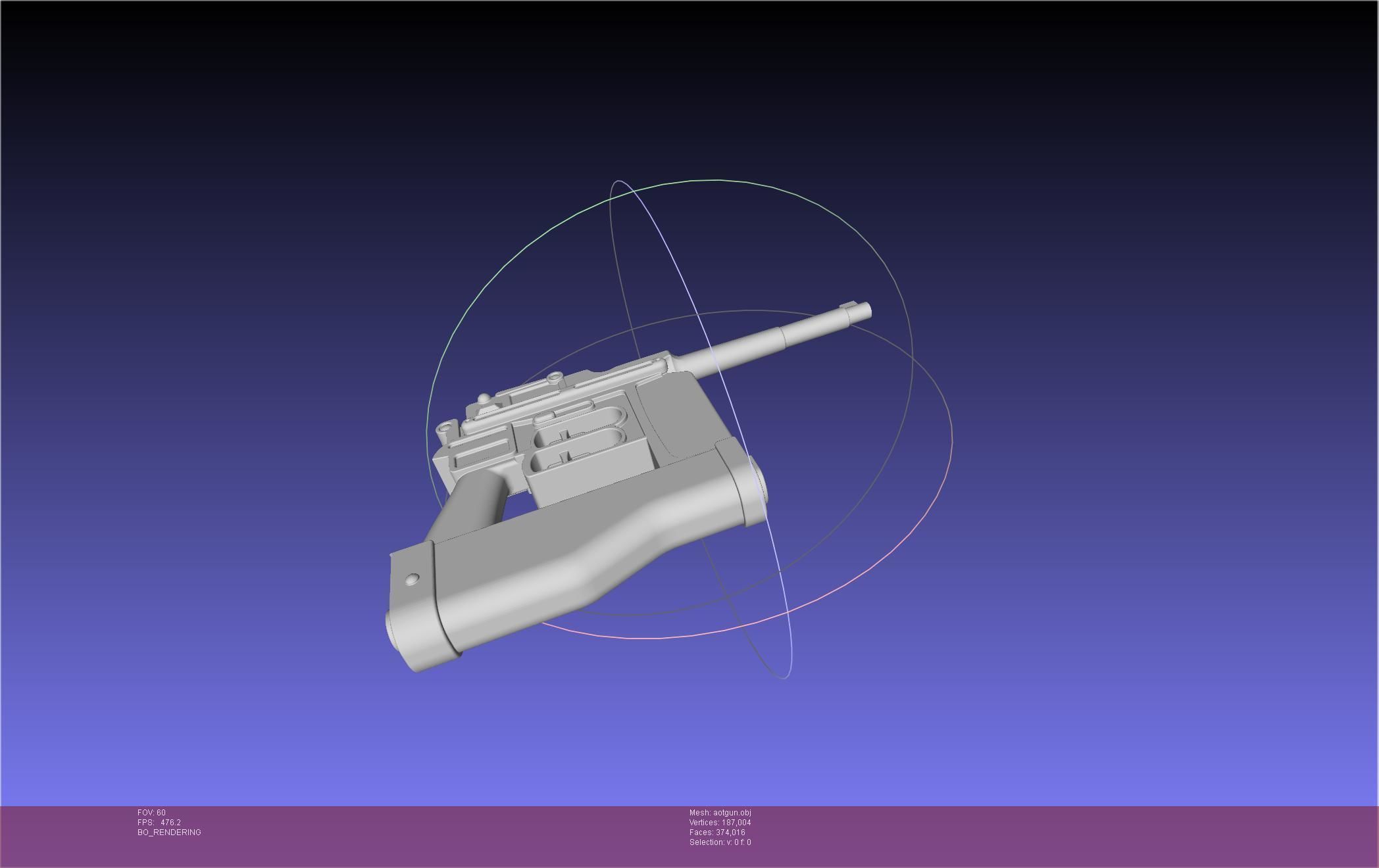 Attack On Titan Season 4 Gear Gun Handle 3D model_9