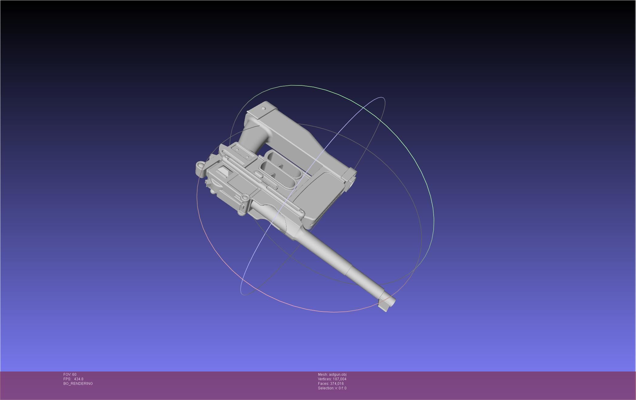 Attack On Titan Season 4 Gear Gun Handle 3D model_29