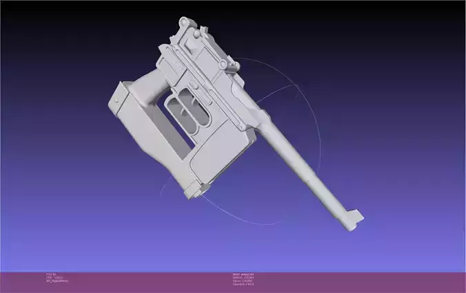 Attack On Titan Season 4 Gear Gun Handle 3D model