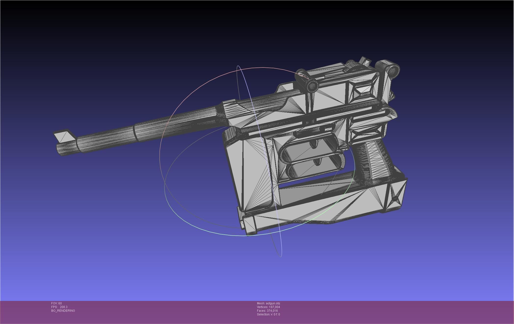 Attack On Titan Season 4 Gear Gun Handle 3D model_48