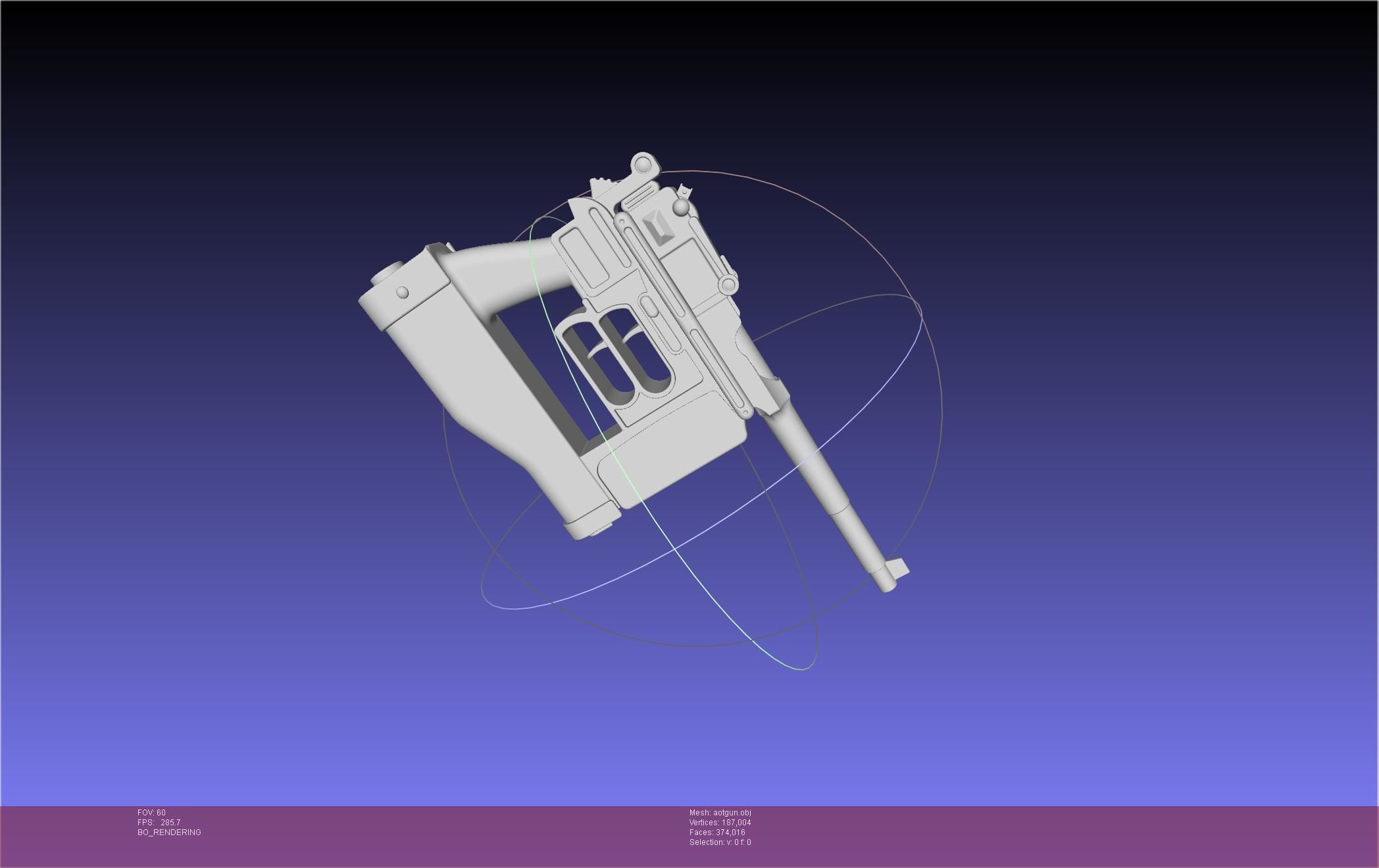 Attack On Titan Season 4 Gear Gun Handle 3D model_23