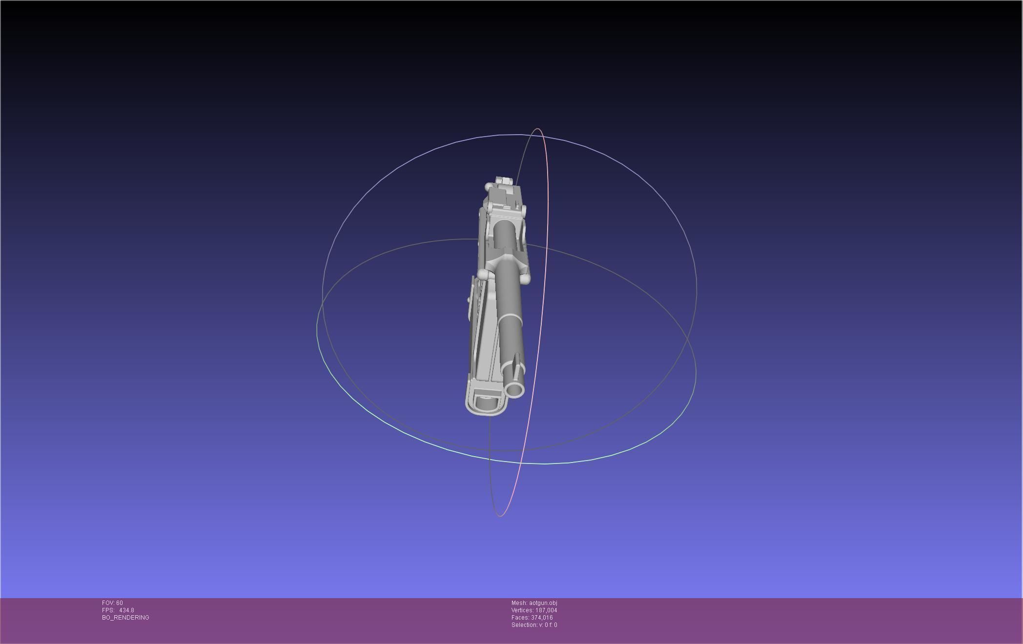 Attack On Titan Season 4 Gear Gun Handle 3D model_17
