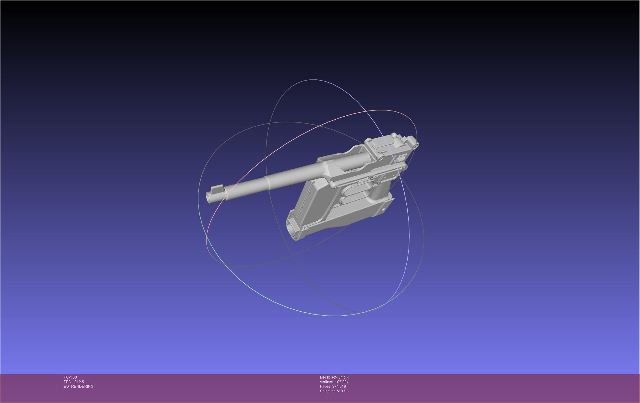 Attack On Titan Season 4 Gear Gun Handle 3D model_21