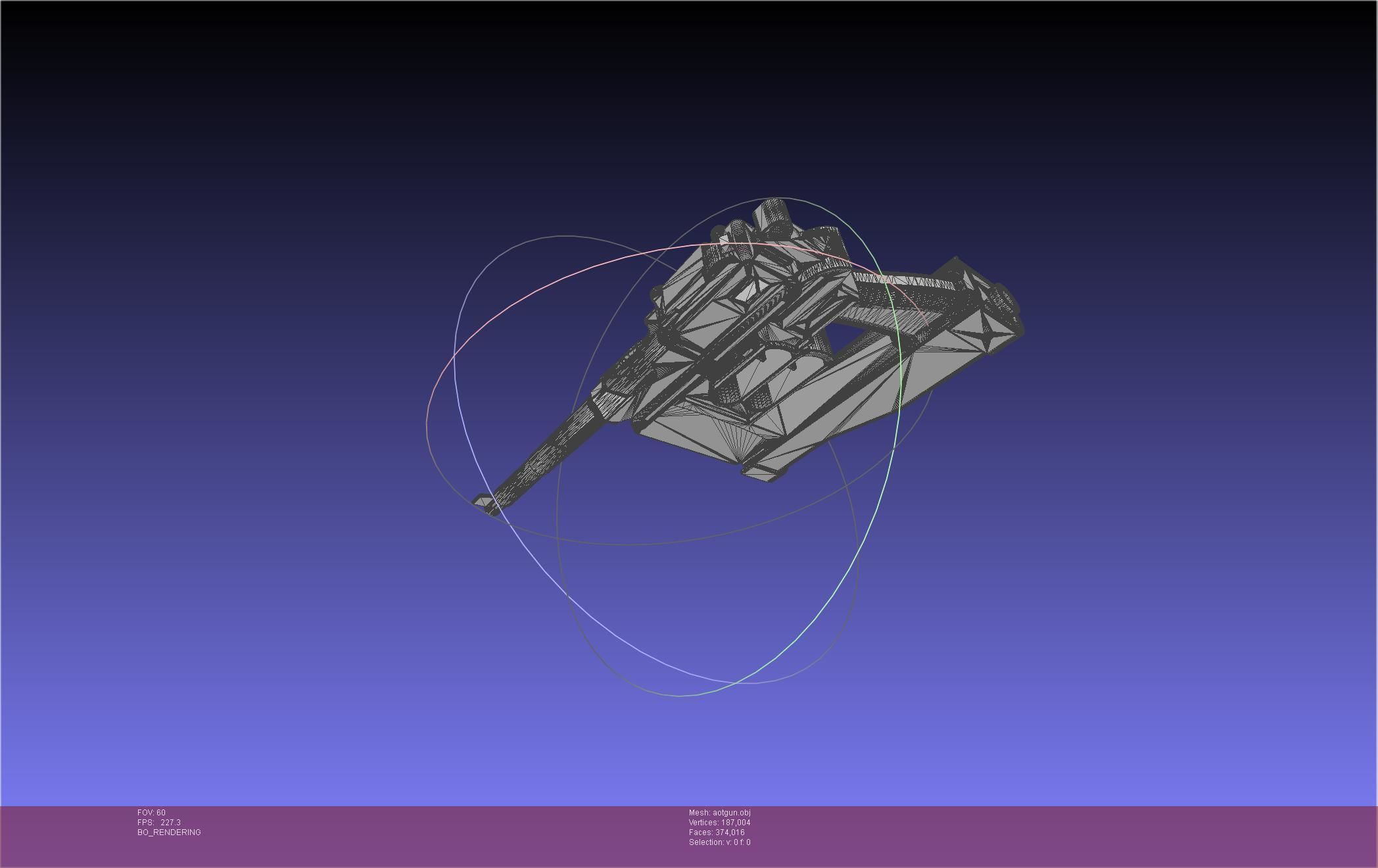 Attack On Titan Season 4 Gear Gun Handle 3D model_37