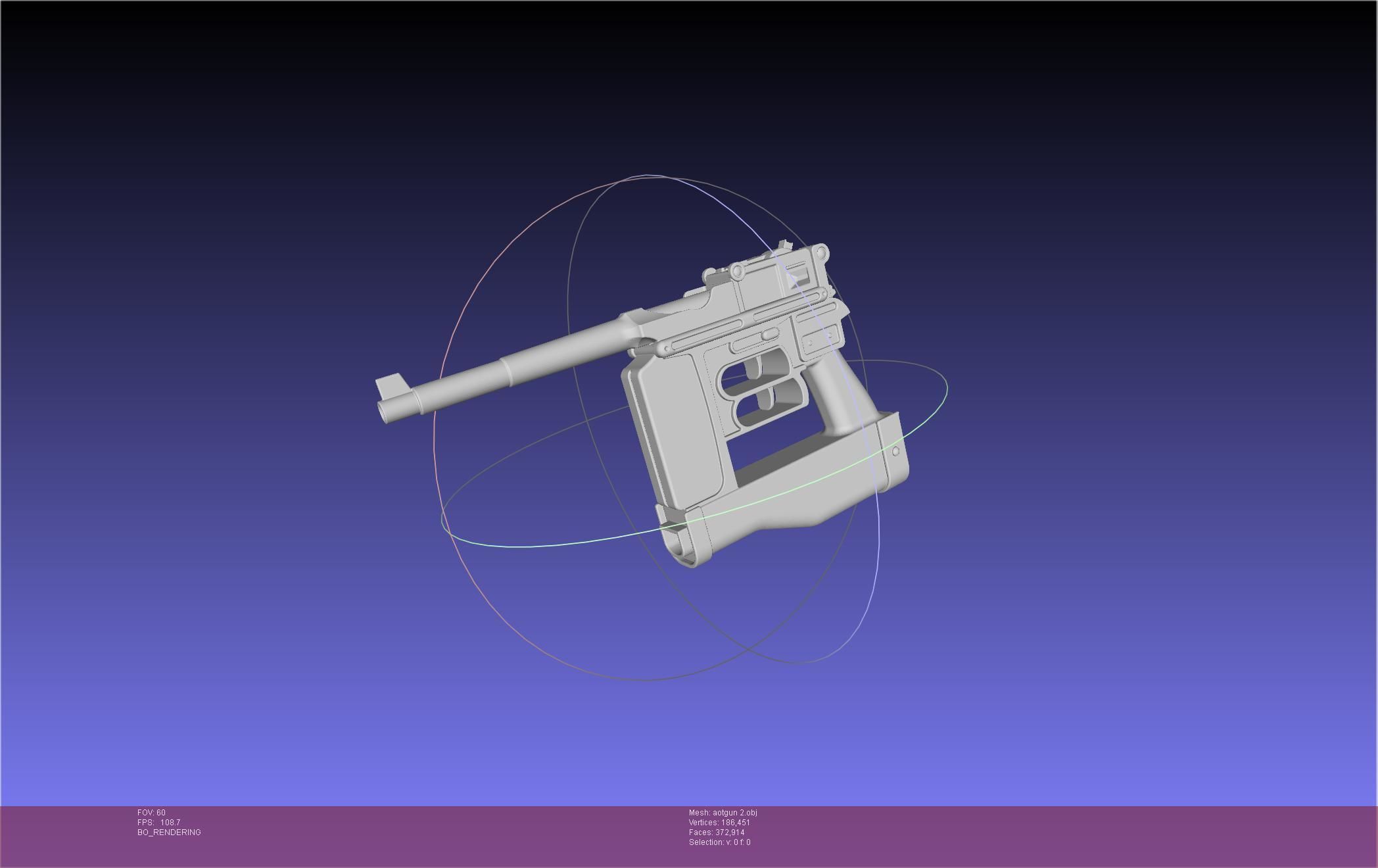 Attack On Titan Season 4 Gear Gun Handle 3D model_95