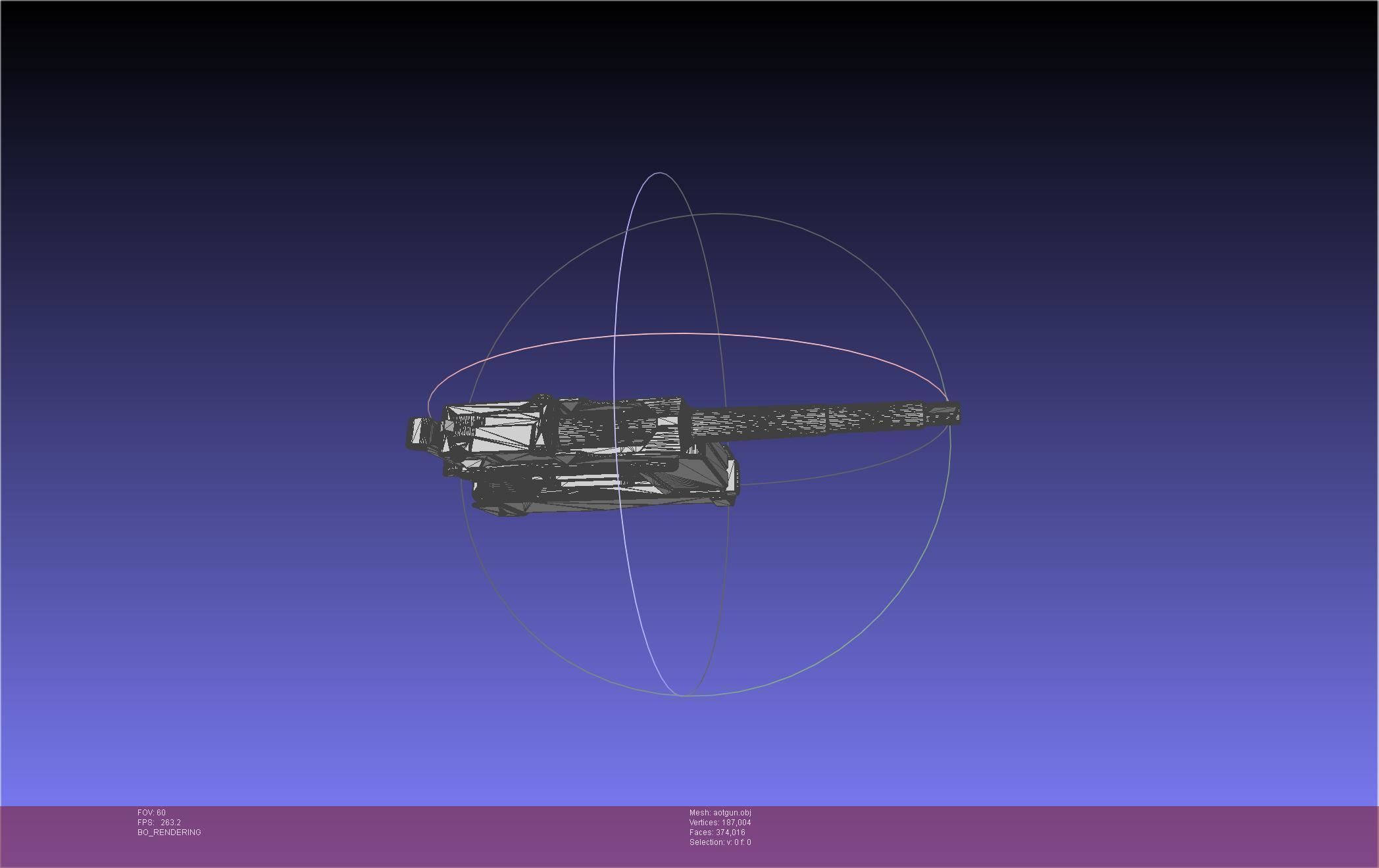 Attack On Titan Season 4 Gear Gun Handle 3D model_35