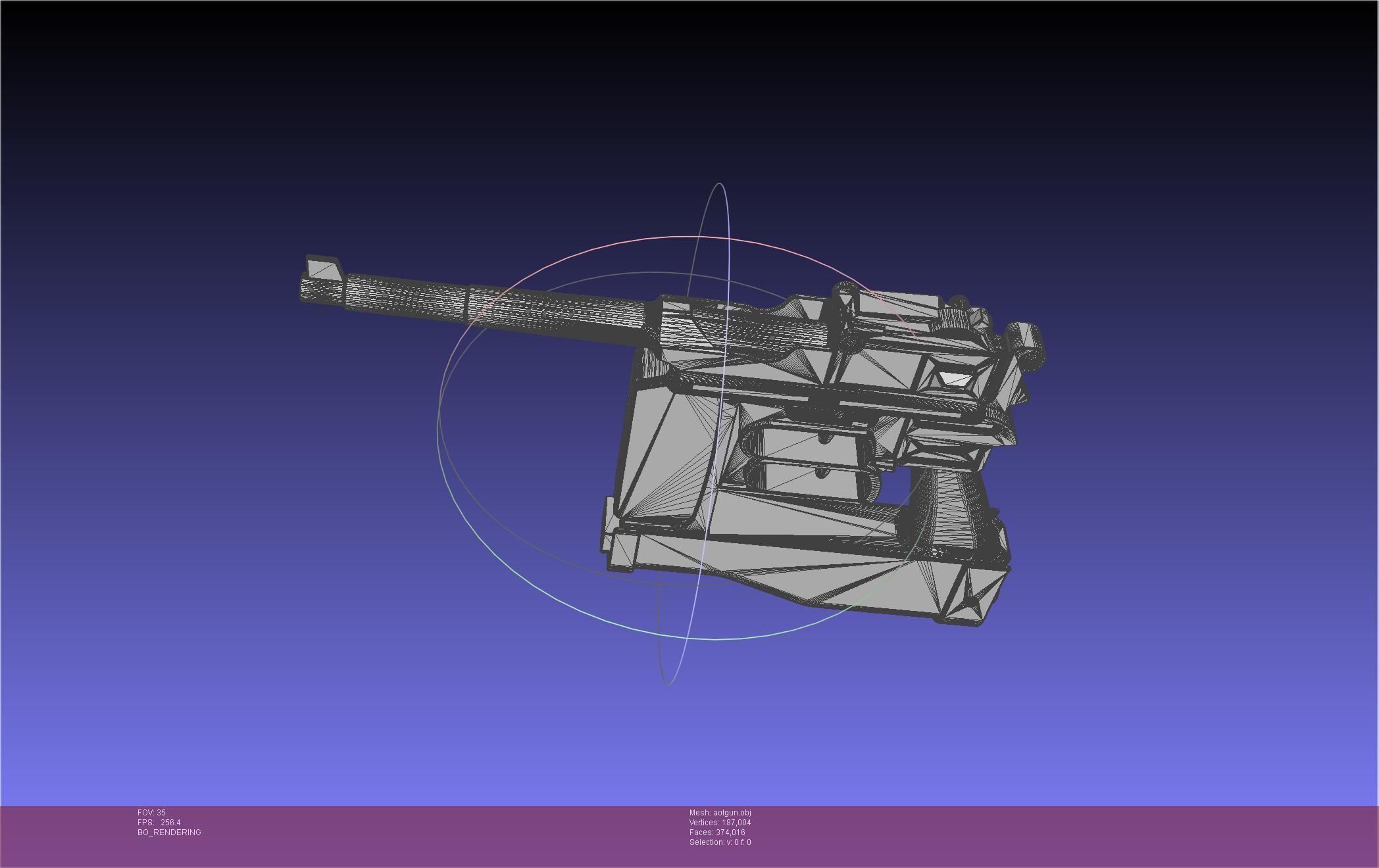 Attack On Titan Season 4 Gear Gun Handle 3D model_60