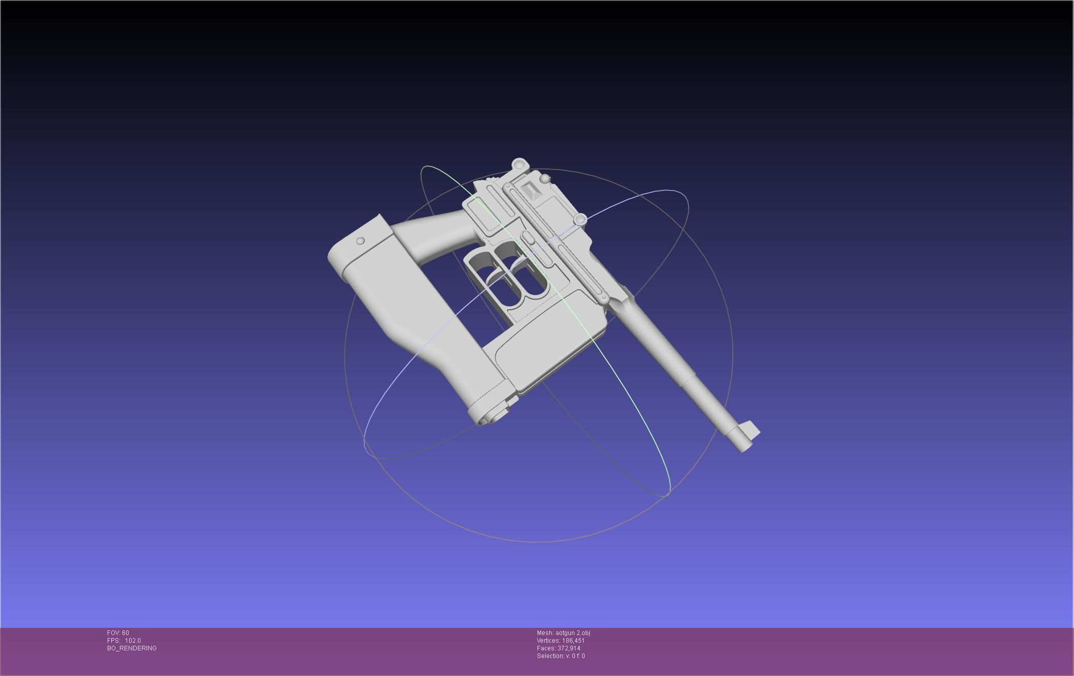 Attack On Titan Season 4 Gear Gun Handle 3D model_98