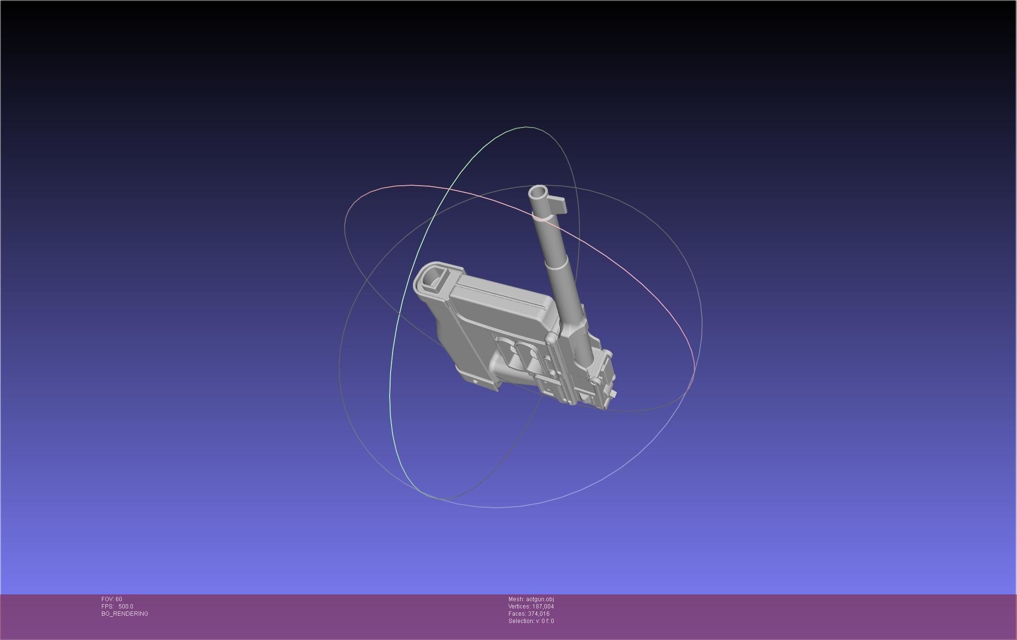 Attack On Titan Season 4 Gear Gun Handle 3D model_12