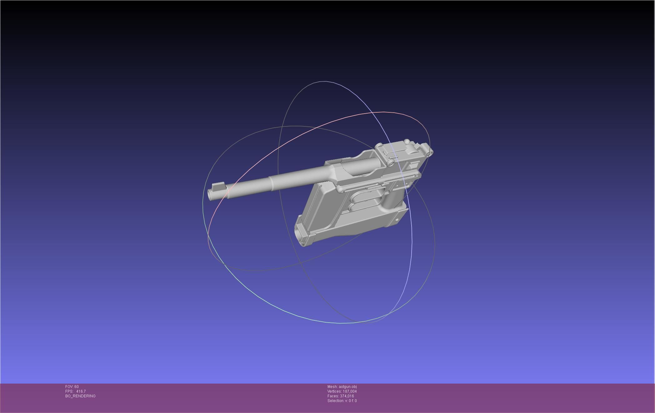 Attack On Titan Season 4 Gear Gun Handle 3D model_20