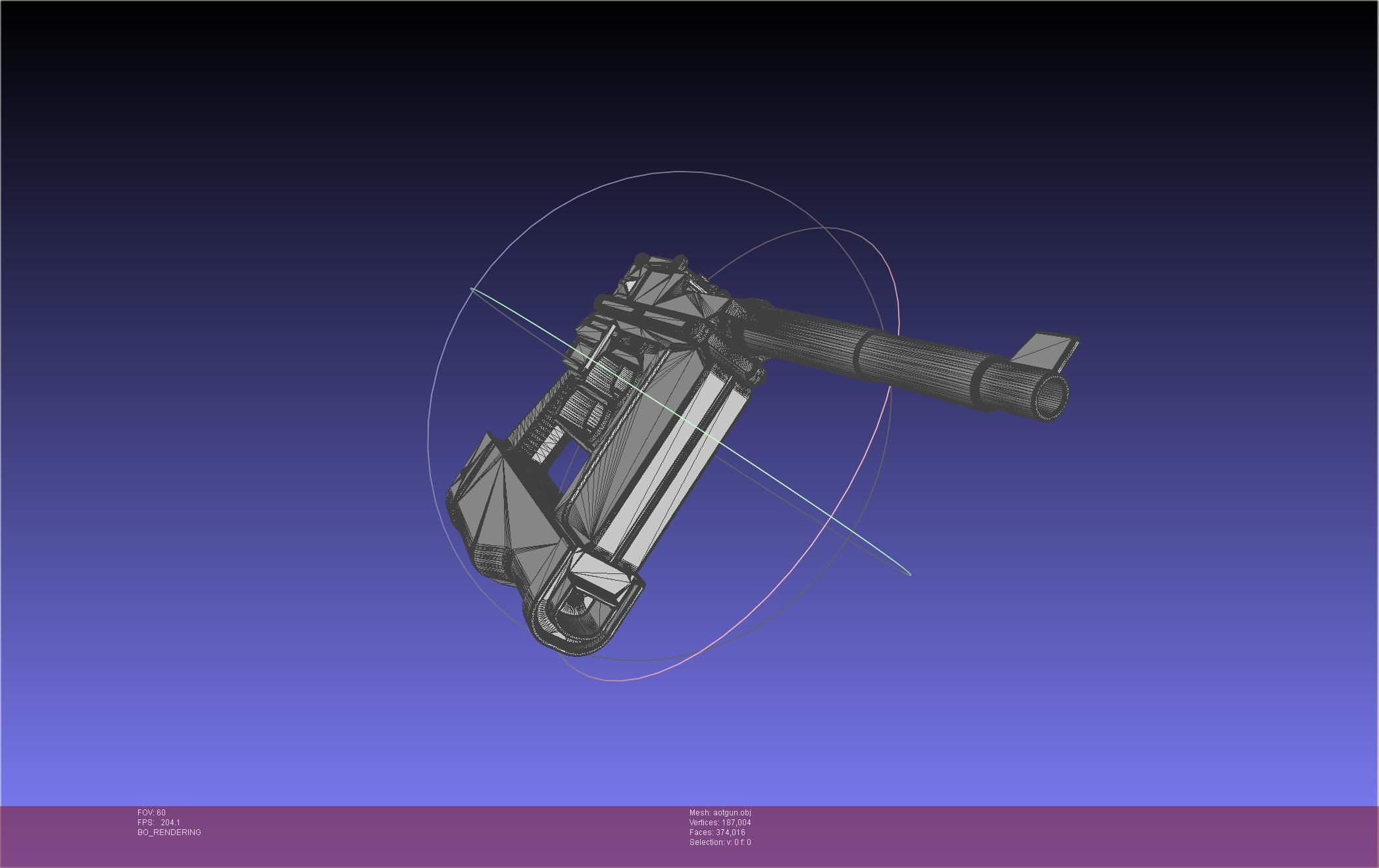 Attack On Titan Season 4 Gear Gun Handle 3D model_51