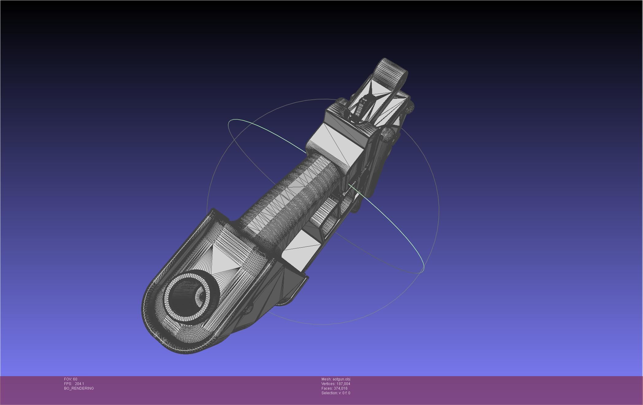 Attack On Titan Season 4 Gear Gun Handle 3D model_52