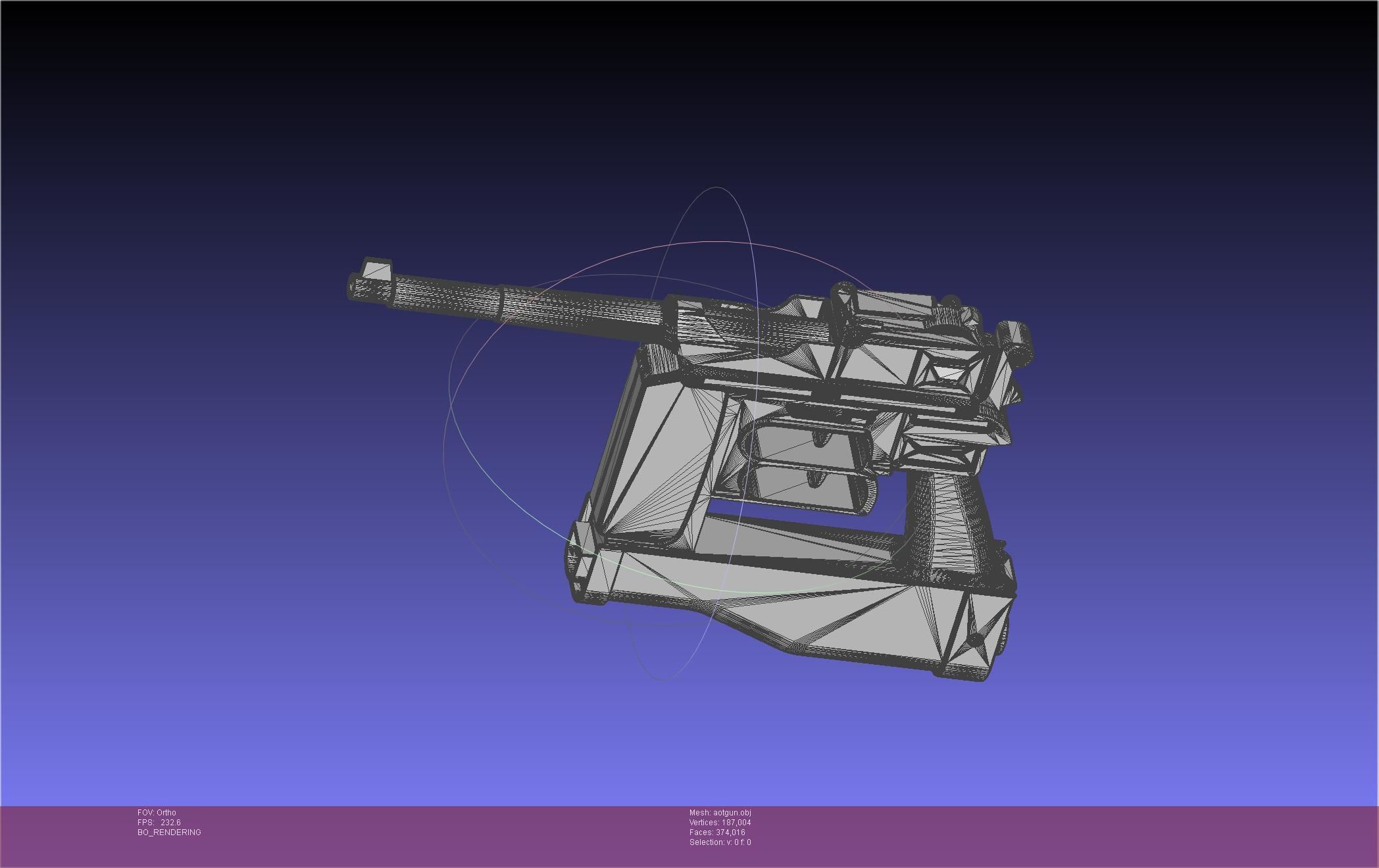 Attack On Titan Season 4 Gear Gun Handle 3D model_59