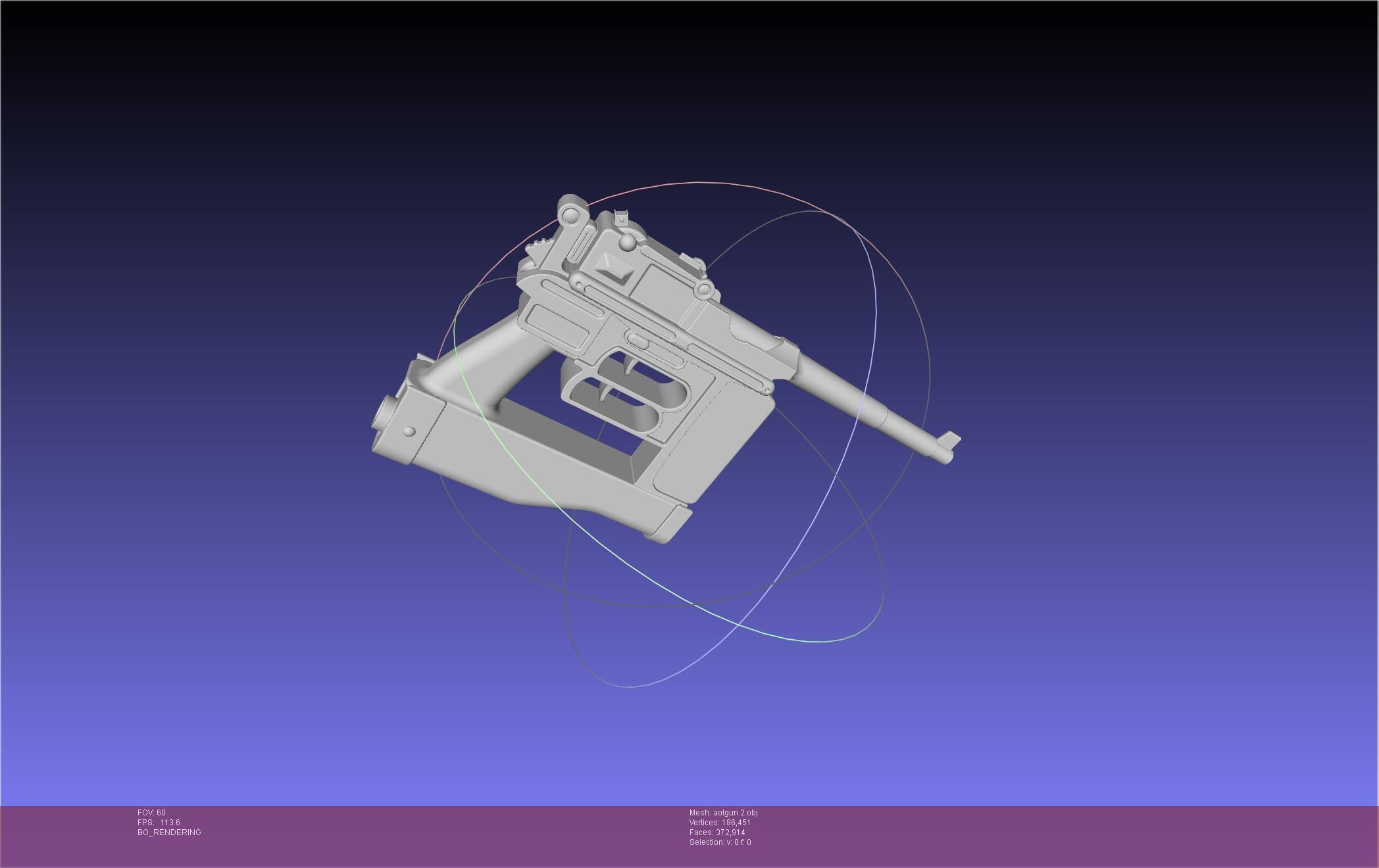 Attack On Titan Season 4 Gear Gun Handle 3D model_92
