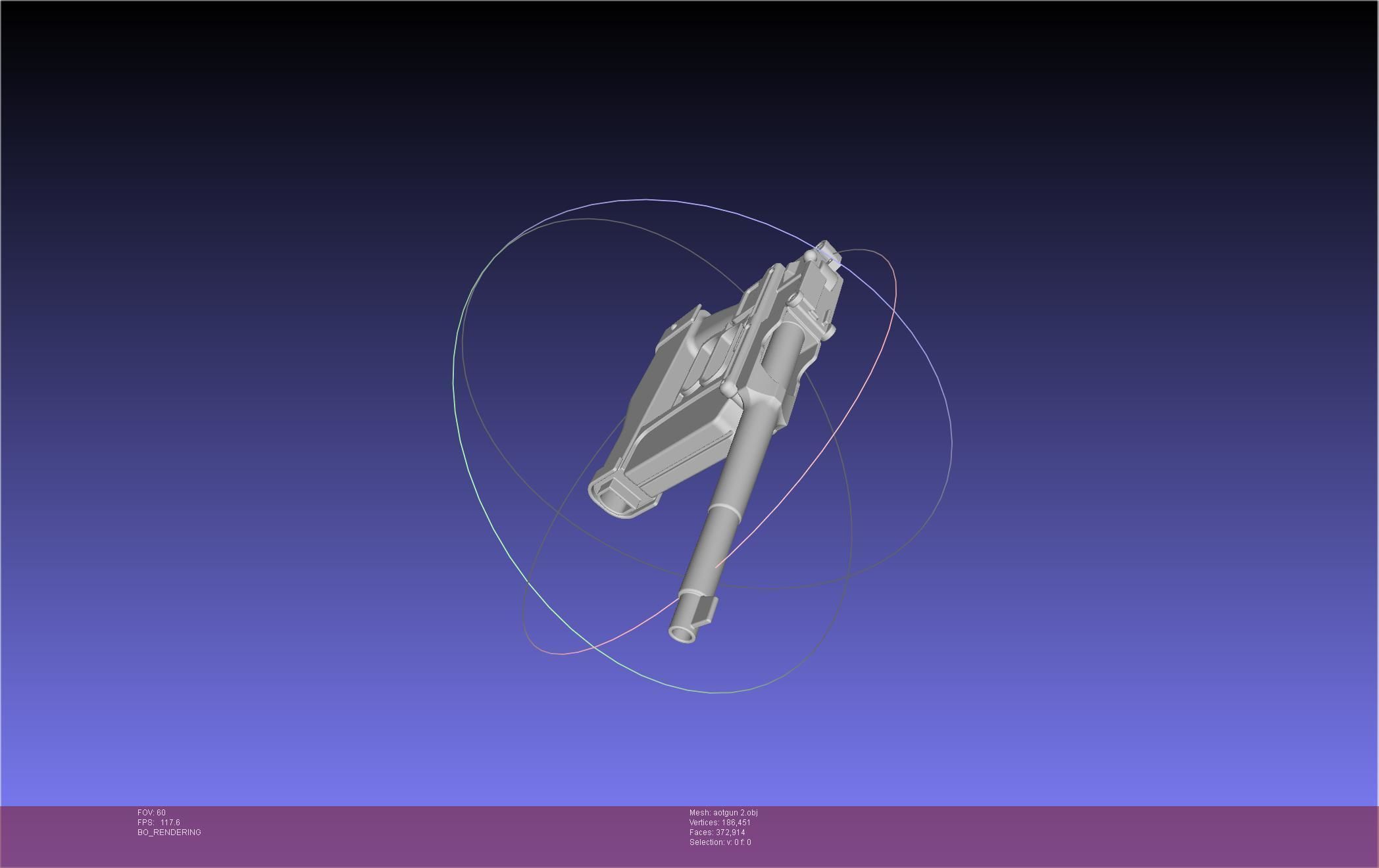 Attack On Titan Season 4 Gear Gun Handle 3D model_97