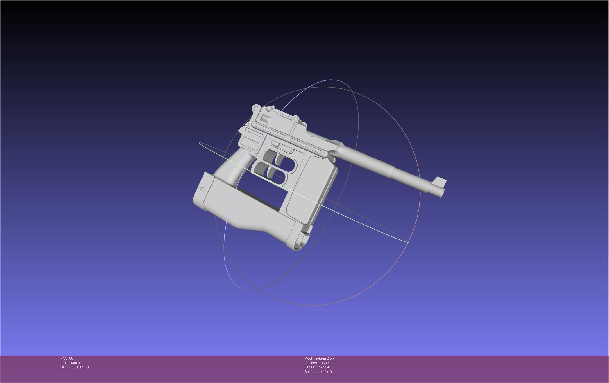 Attack On Titan Season 4 Gear Gun Handle 3D model_83