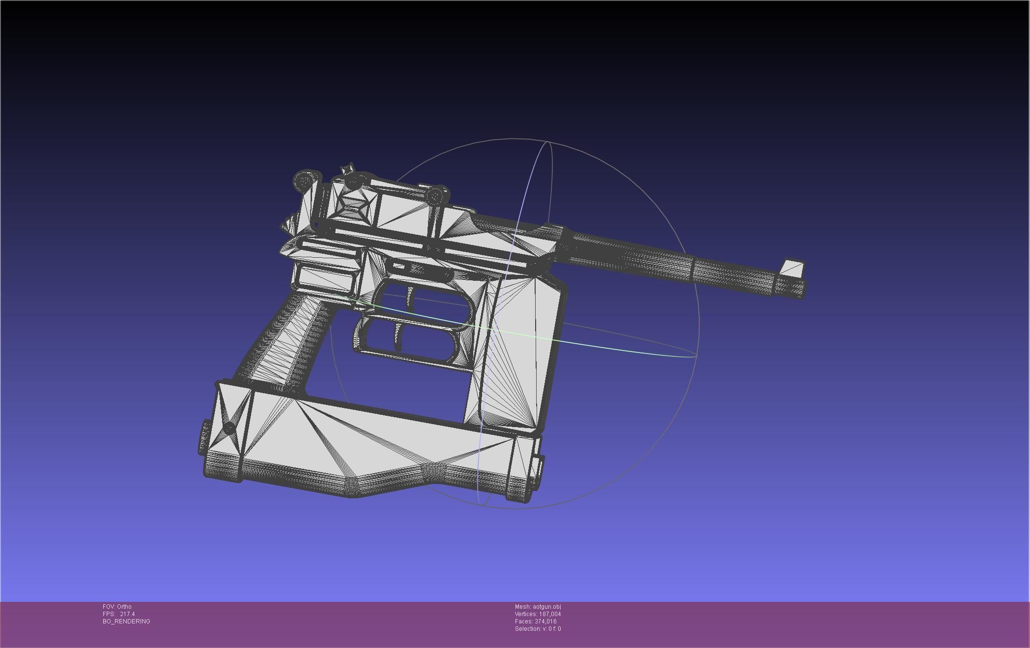 Attack On Titan Season 4 Gear Gun Handle 3D model_55