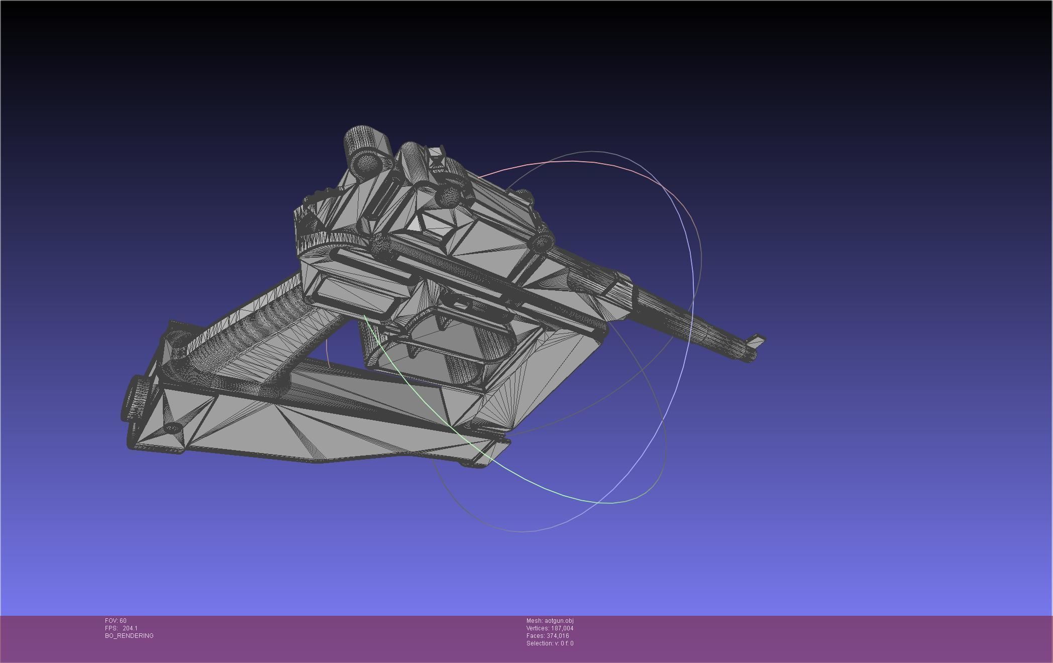 Attack On Titan Season 4 Gear Gun Handle 3D model_53
